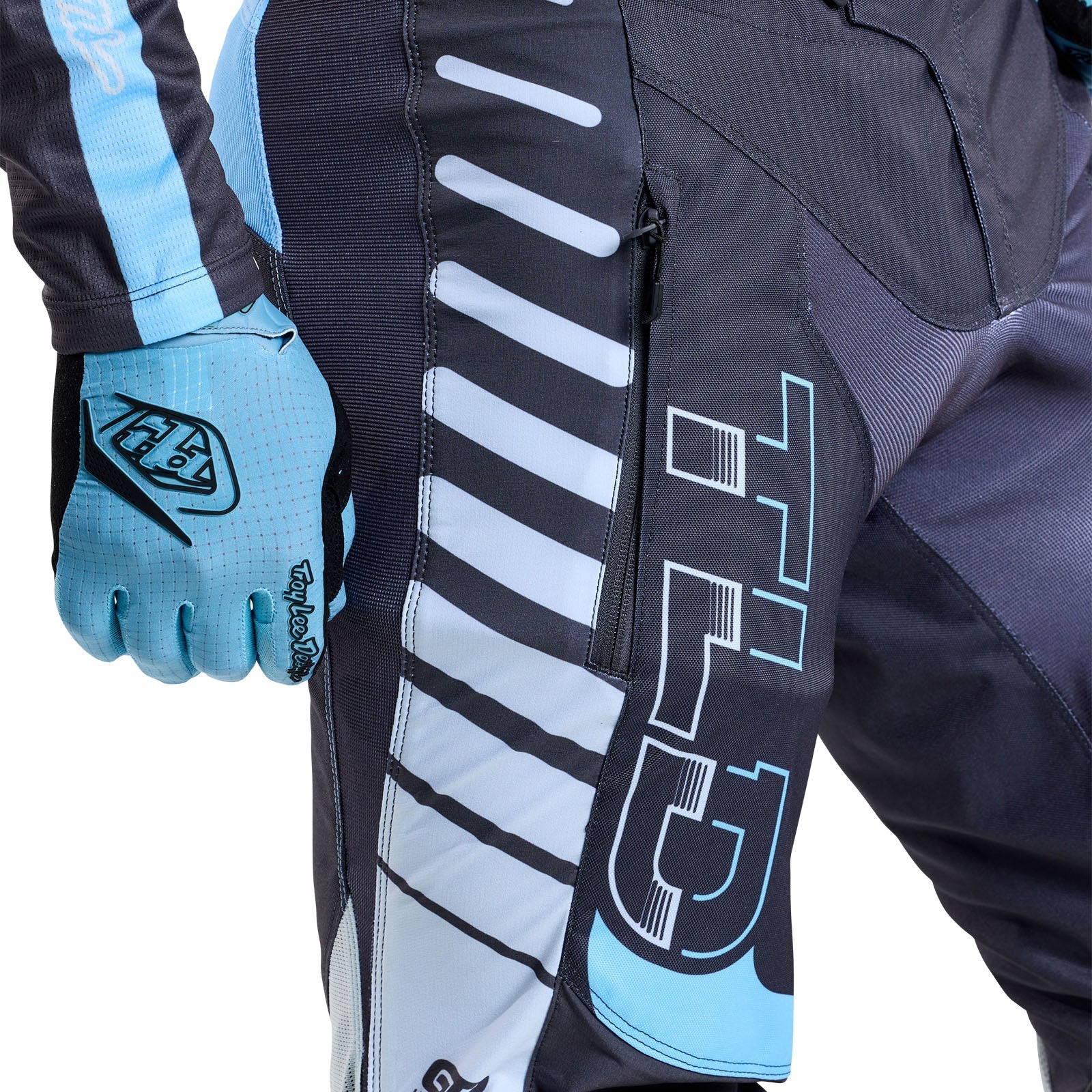 TLD GP Pro-Hose Fünfzig-50, Anthrazit/Rauchgrau