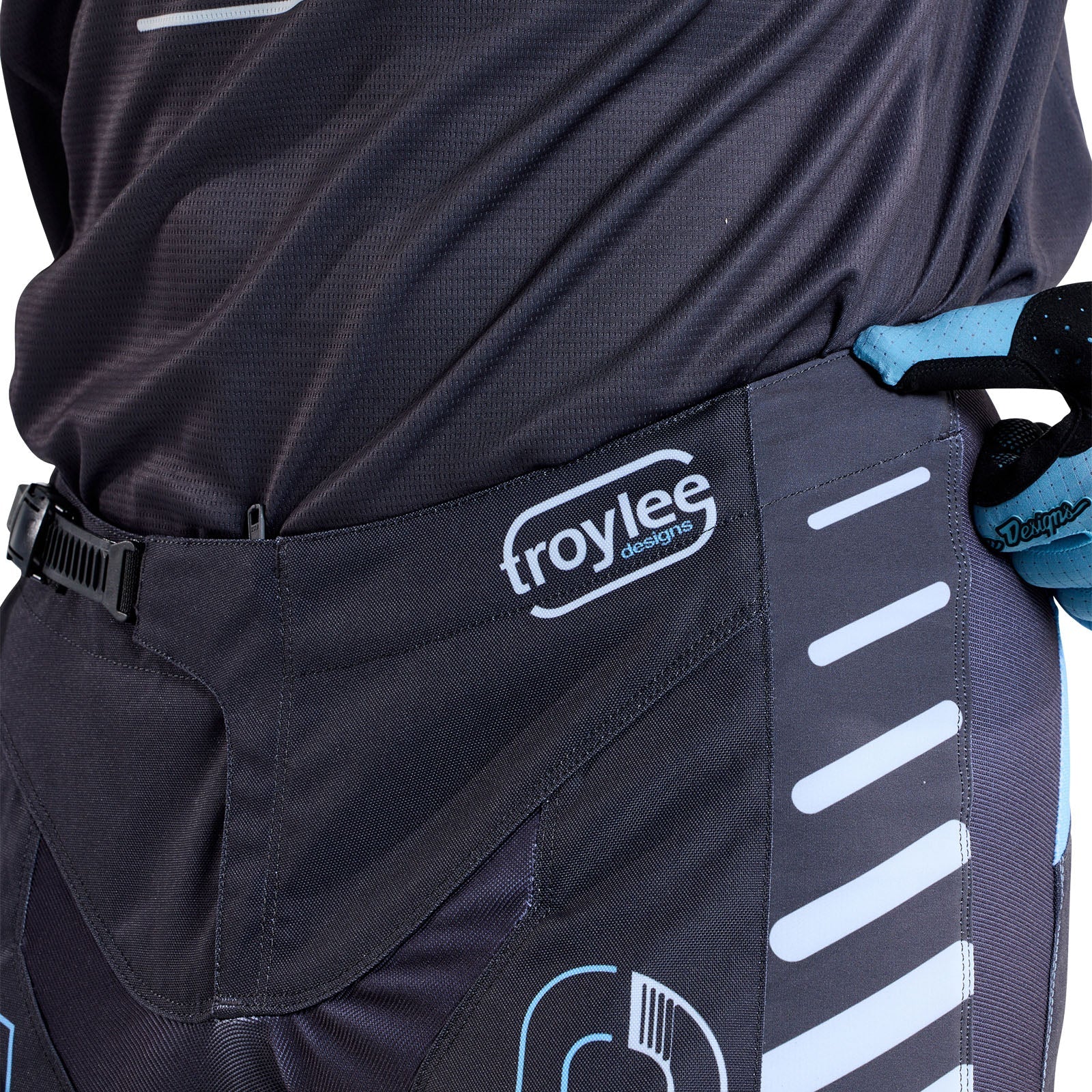 TLD GP Pro-Hose Fünfzig-50, Anthrazit/Rauchgrau