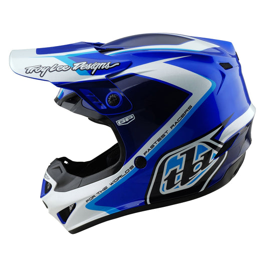 TLD GP-Helm Shutter, Blau