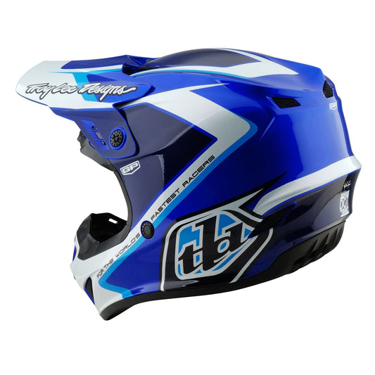 TLD GP-Helm Shutter, Blau