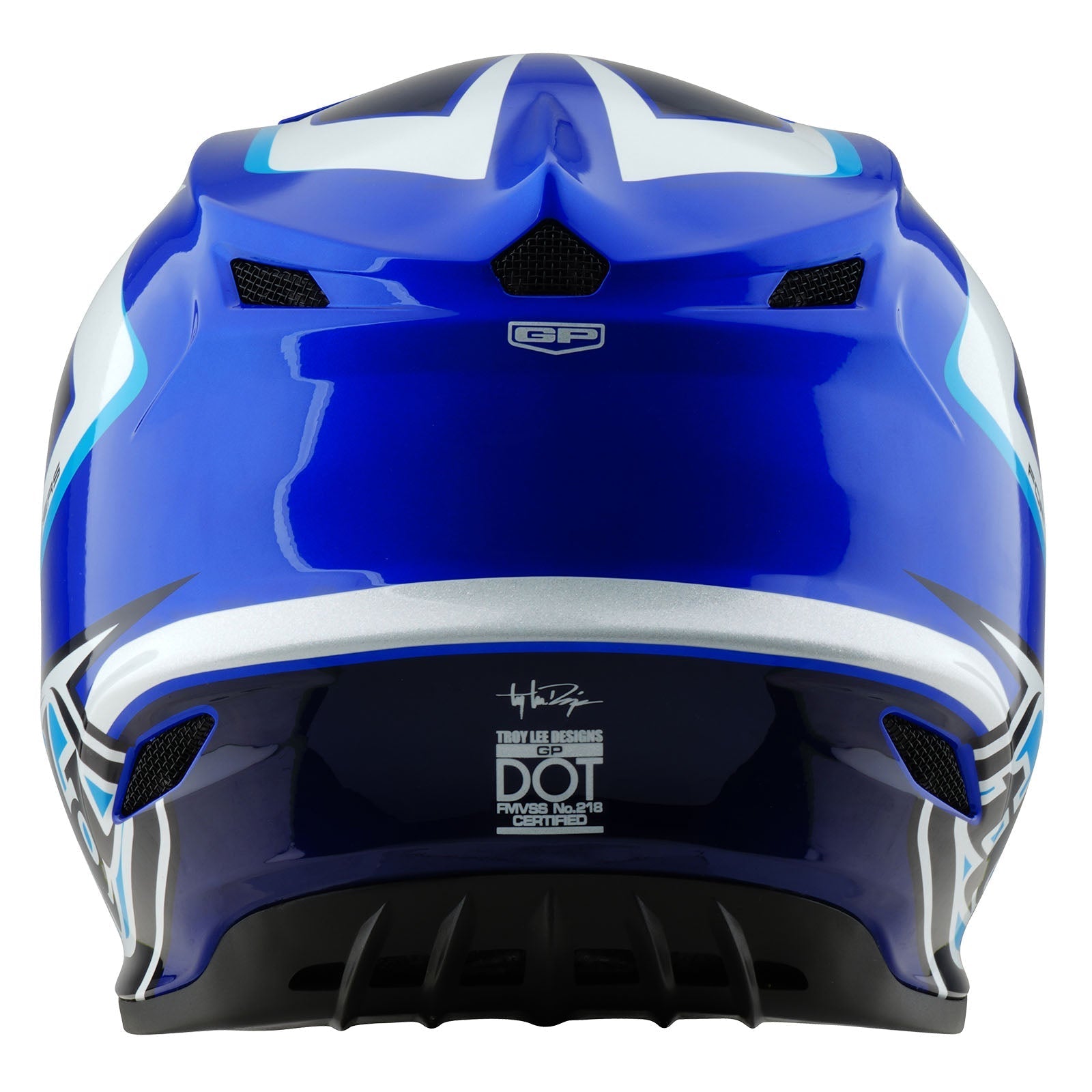 TLD GP-Helm Shutter, Blau