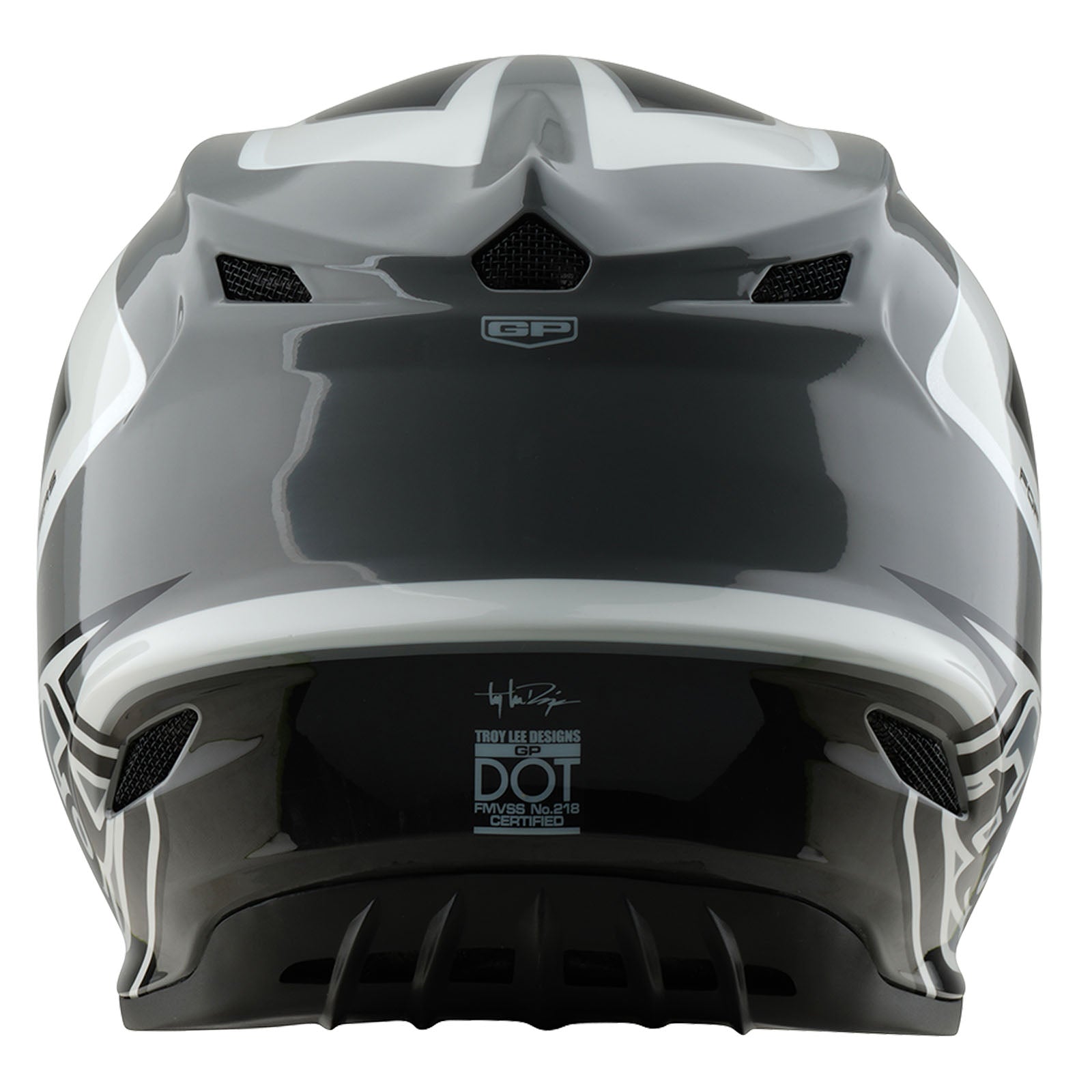 TLD GP-Helm Shutter, Grau