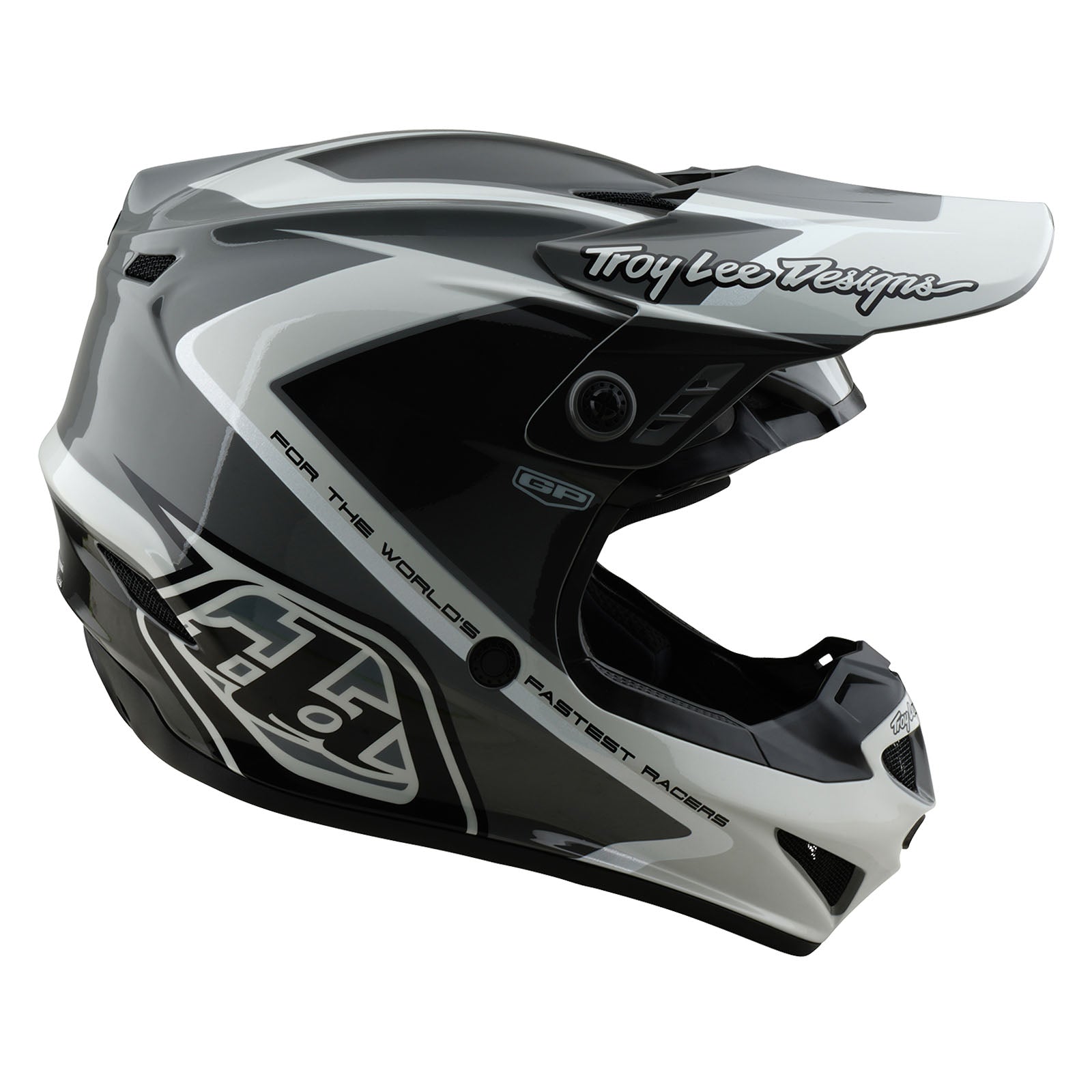TLD GP-Helm Shutter, Grau