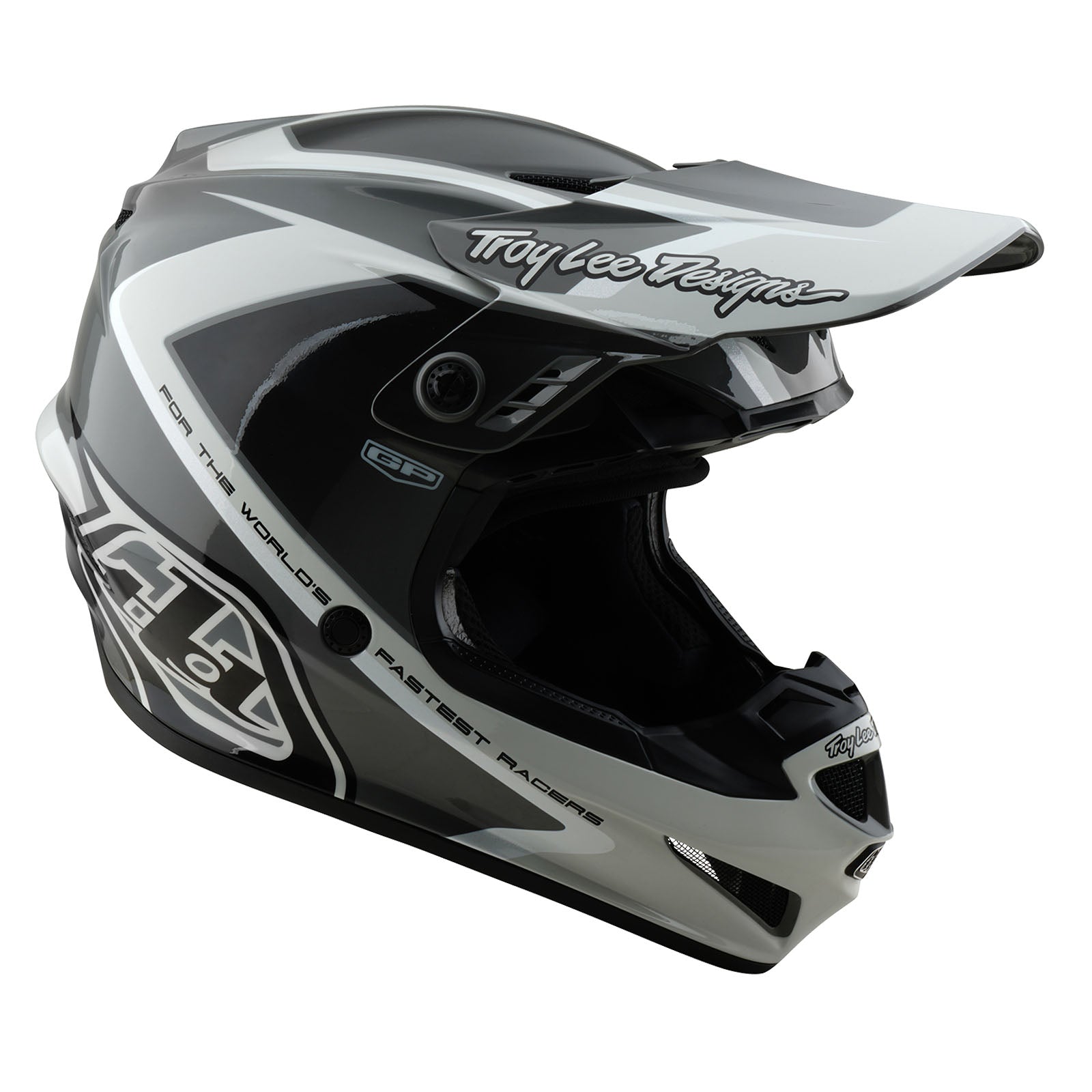 TLD GP-Helm Shutter, Grau