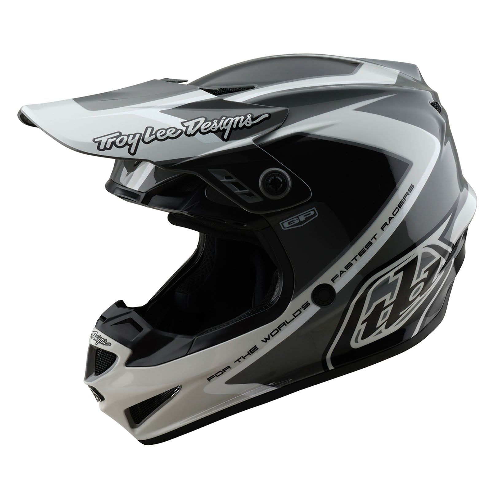 TLD GP-Helm Shutter, Grau