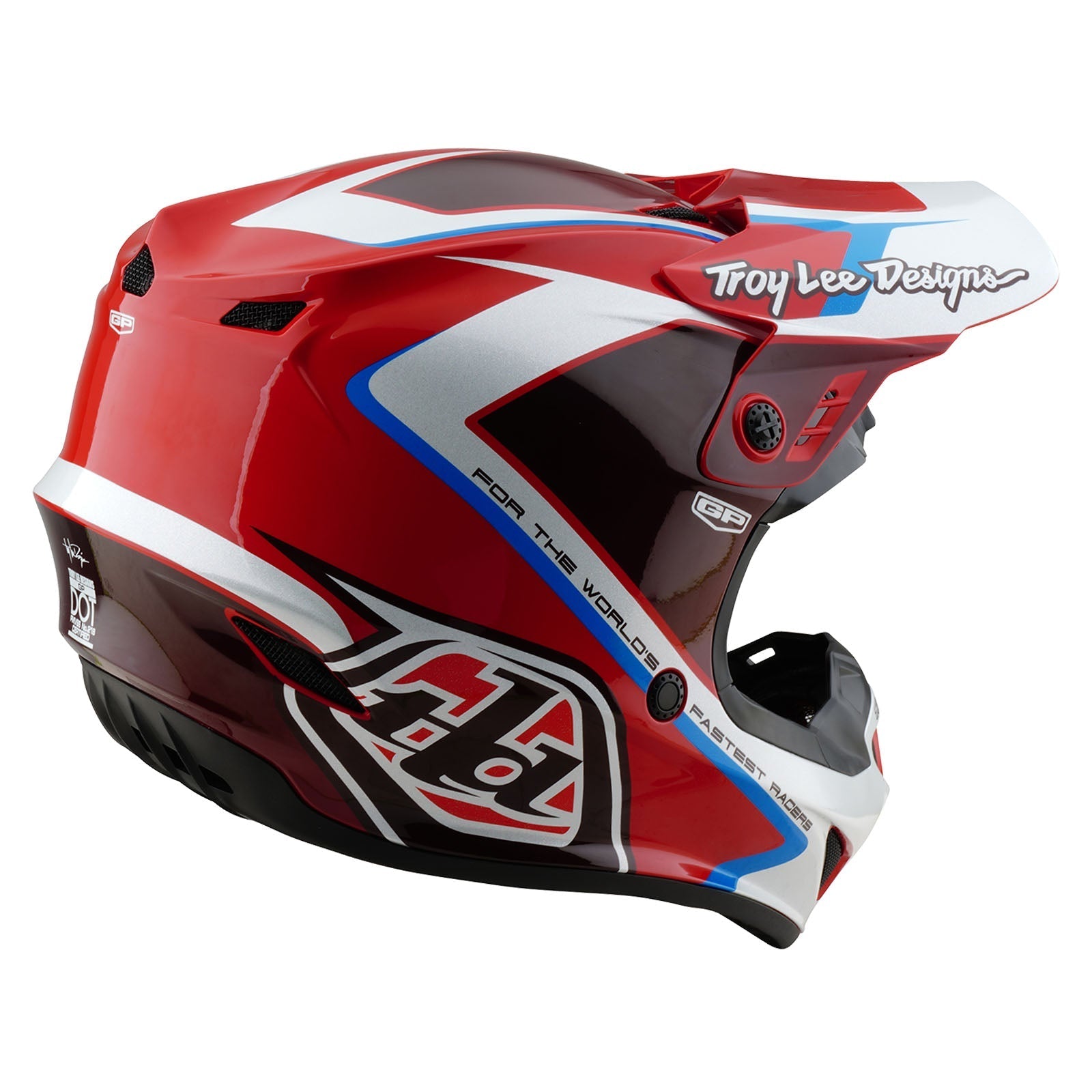 TLD GP-Helm Shutter, Rot