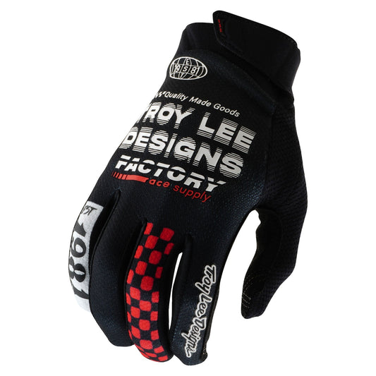 TLD GP Pro-Handschuhe Factory, Schwarz