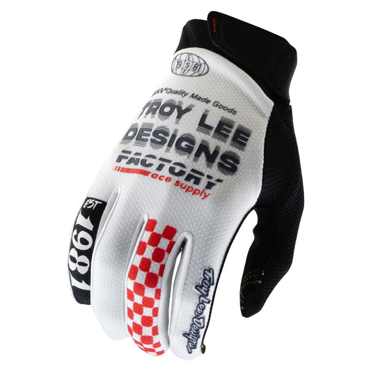 TLD GP Pro-Handschuhe Factory, Weiß