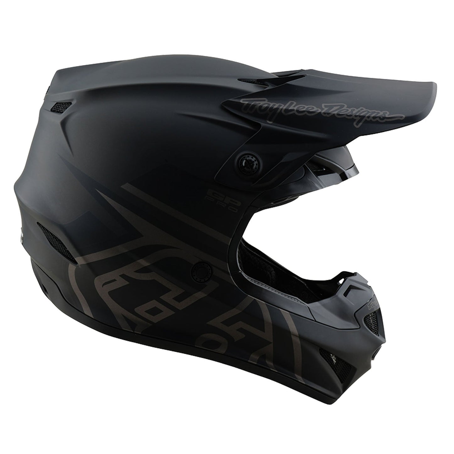 TLD GP Pro-Helm für Kinder mit MIPS, Mono Schwarz