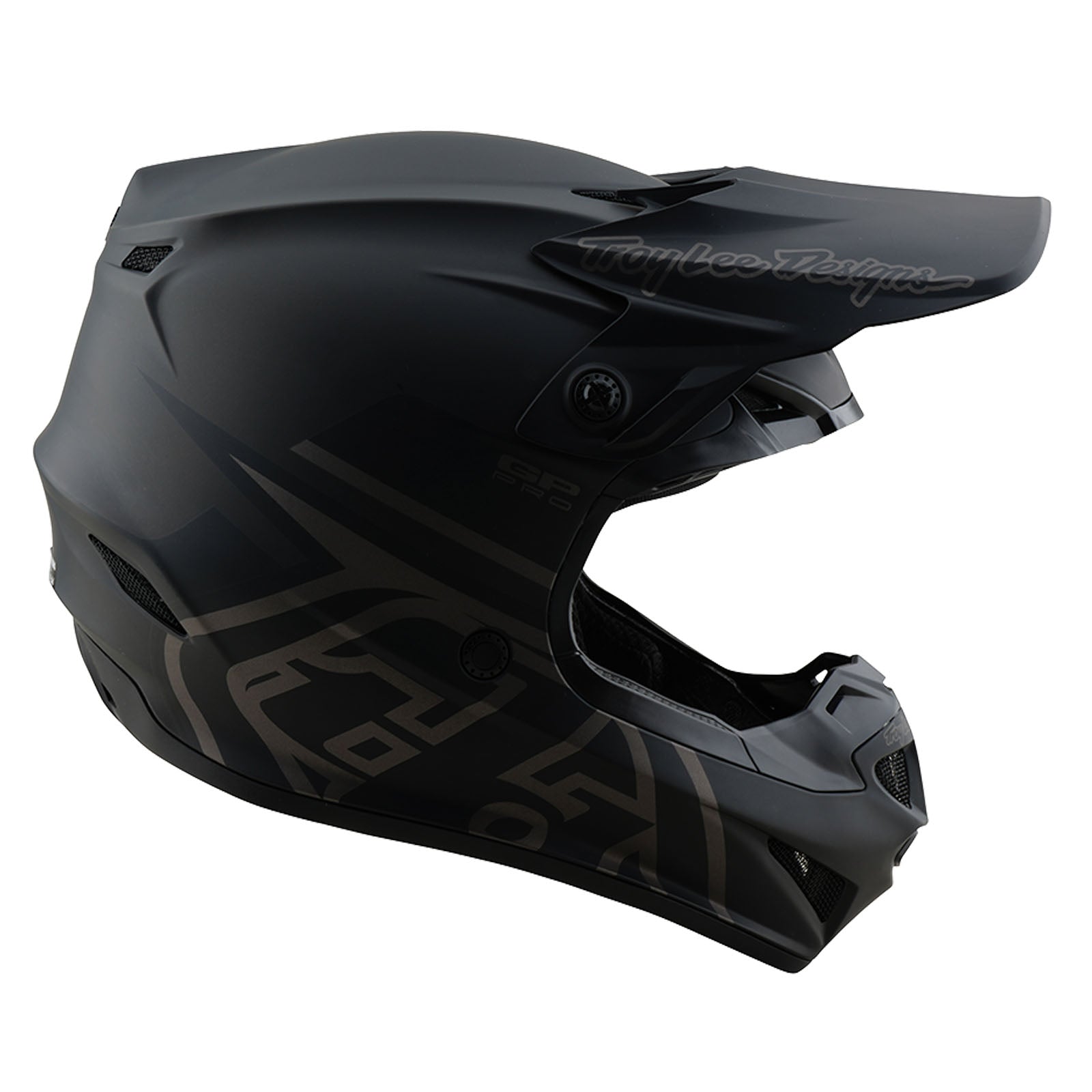 TLD GP Pro-Helm für Kinder mit MIPS, Mono Schwarz