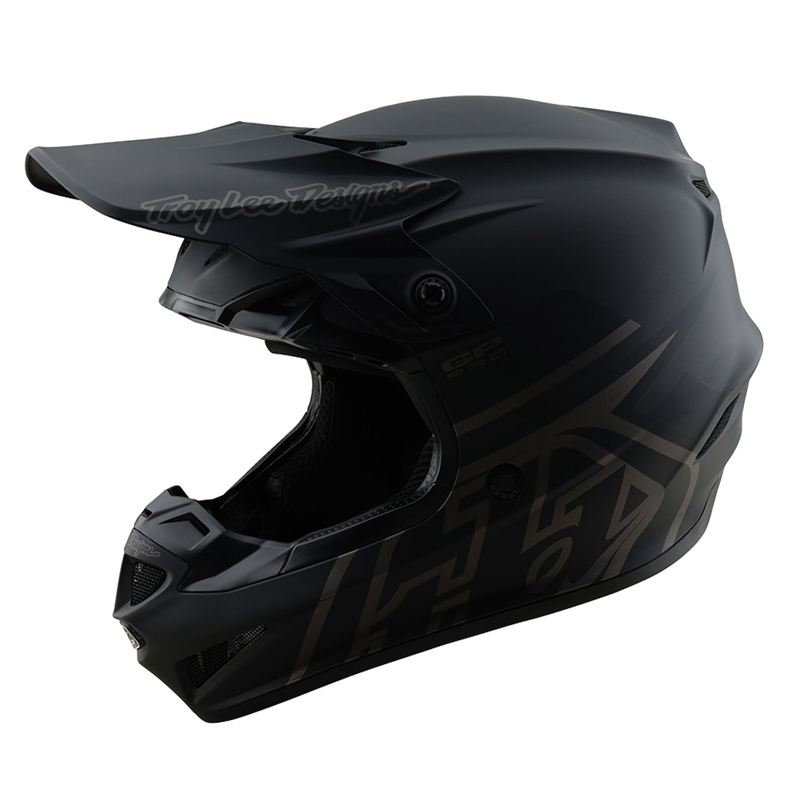 TLD GP Pro-Helm für Kinder mit MIPS, Mono Schwarz