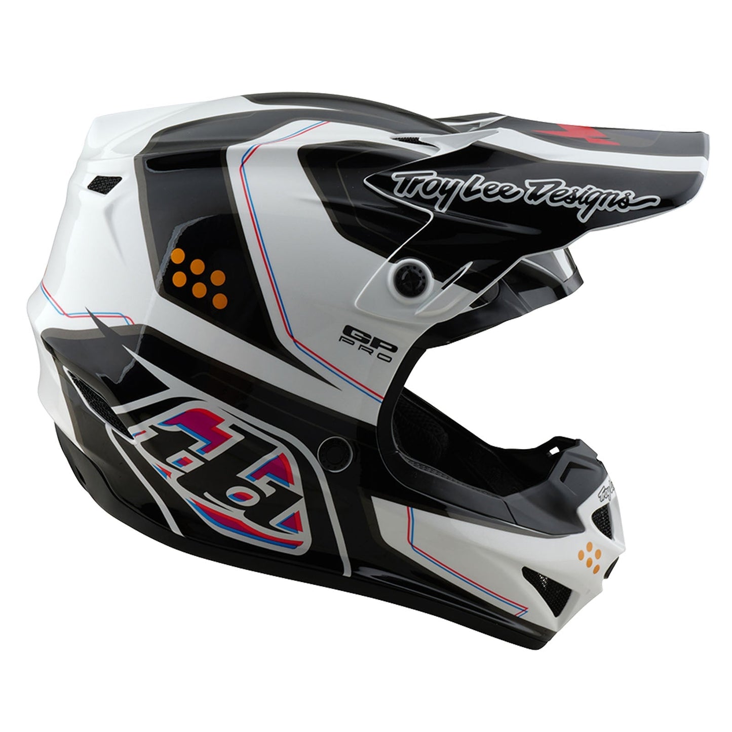TLD GP Pro-Helm für Kinder mit MIPS Trooper, Weiß