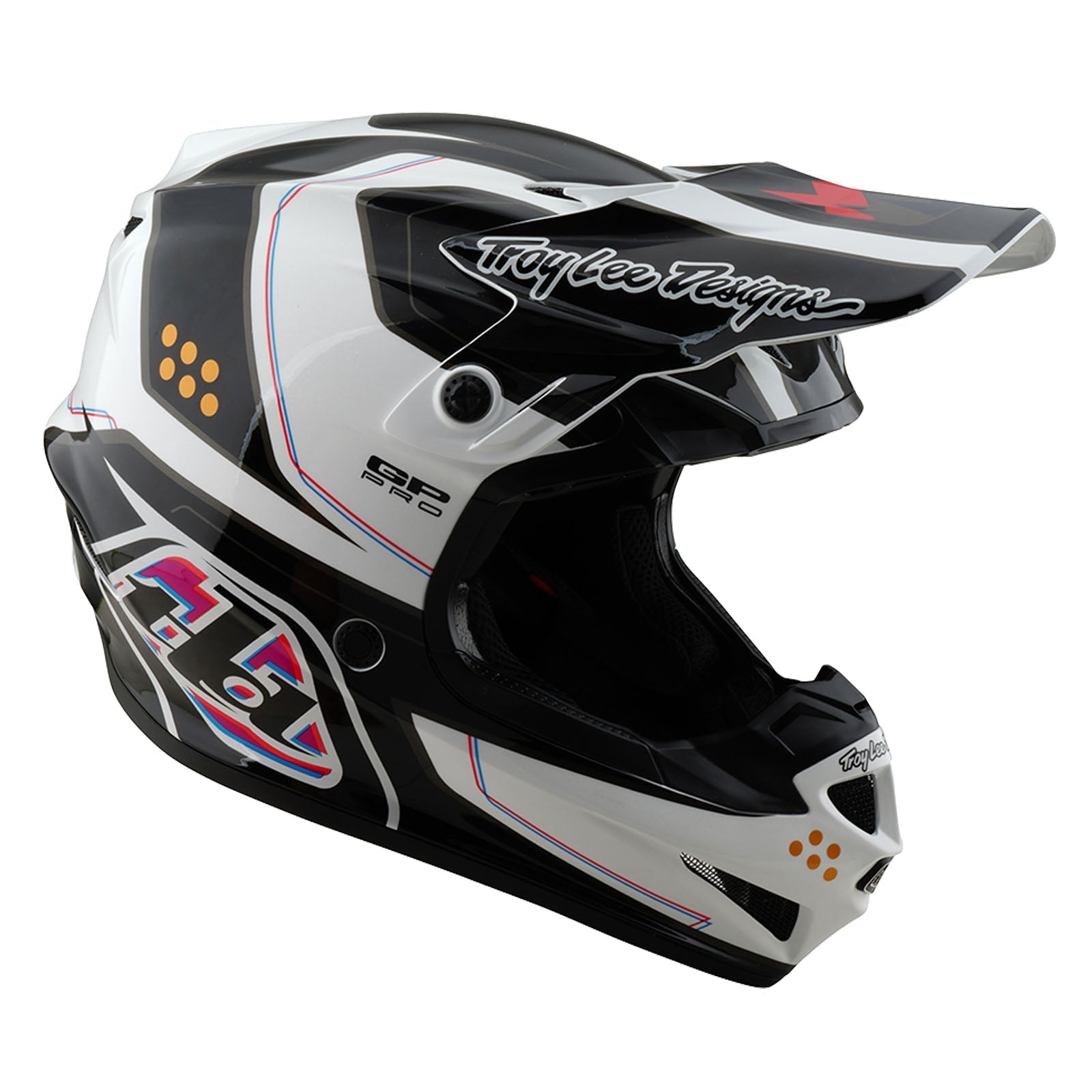 TLD GP Pro-Helm für Kinder mit MIPS Trooper, Weiß