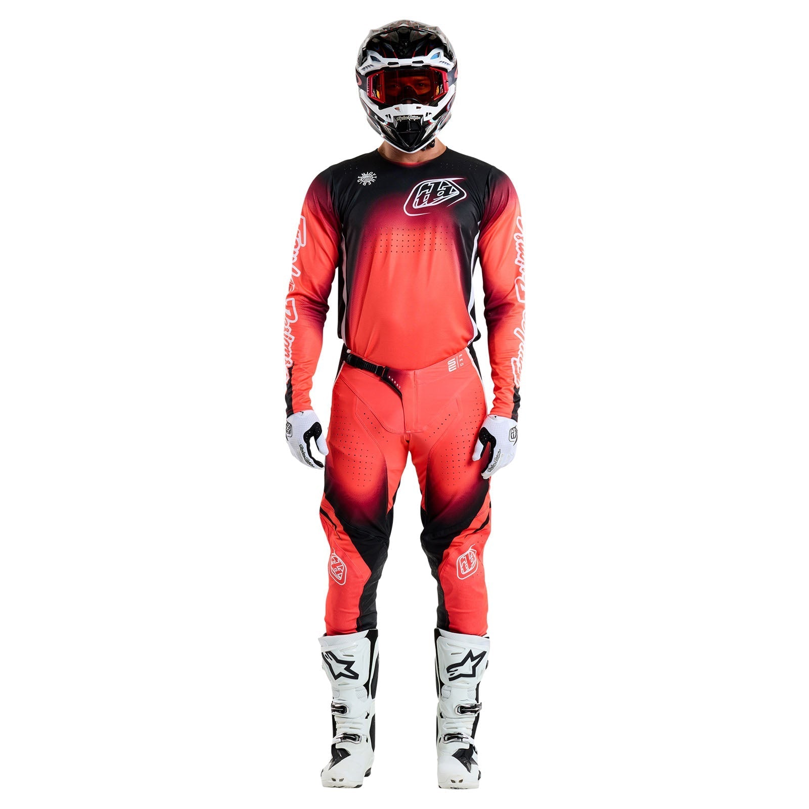 TLD SE Pro-Trikot Array, Infra Red/Schwarz