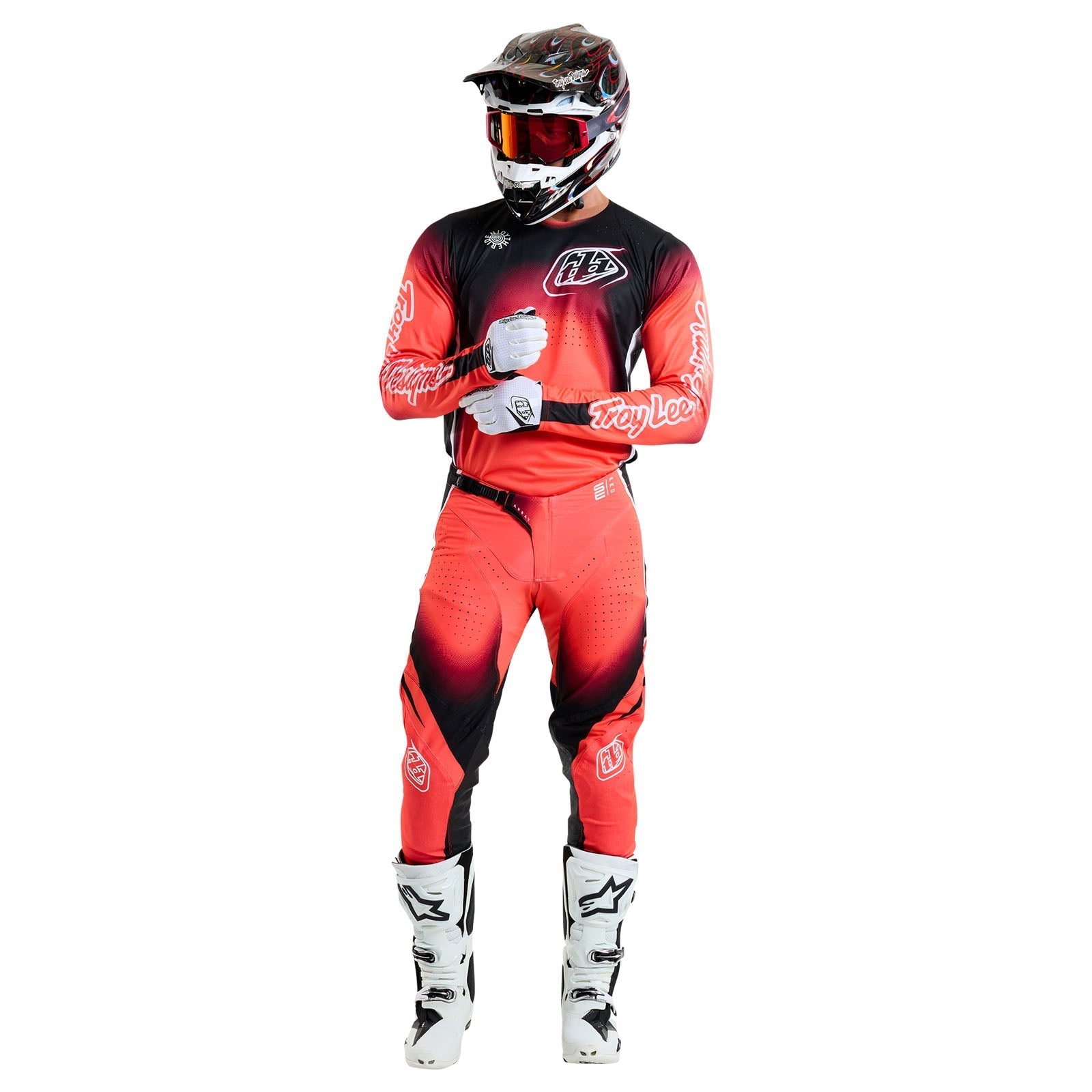 TLD SE Pro-Trikot Array, Infra Red/Schwarz