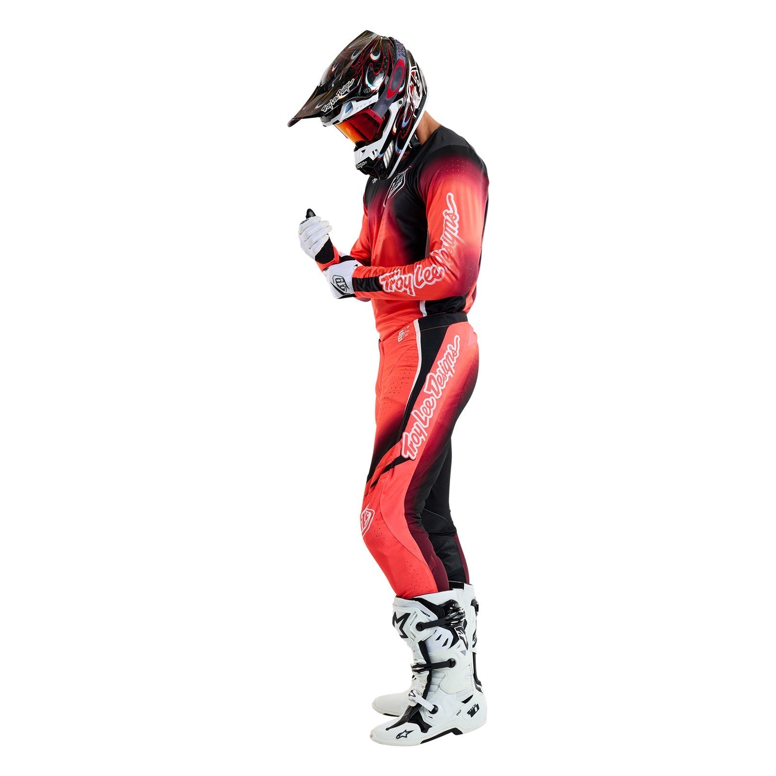 TLD SE Pro-Trikot Array, Infra Red/Schwarz