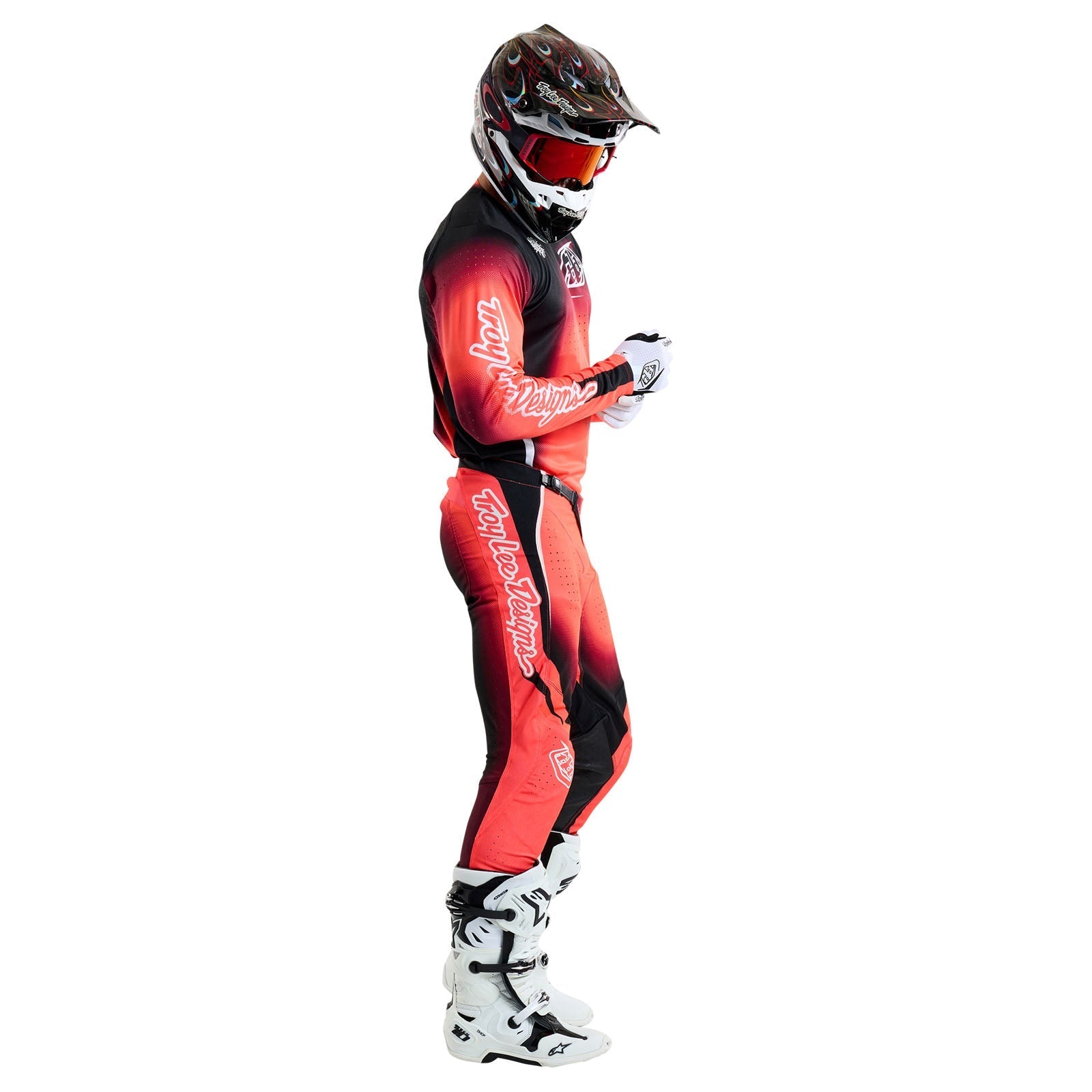 TLD SE Pro-Trikot Array, Infra Red/Schwarz