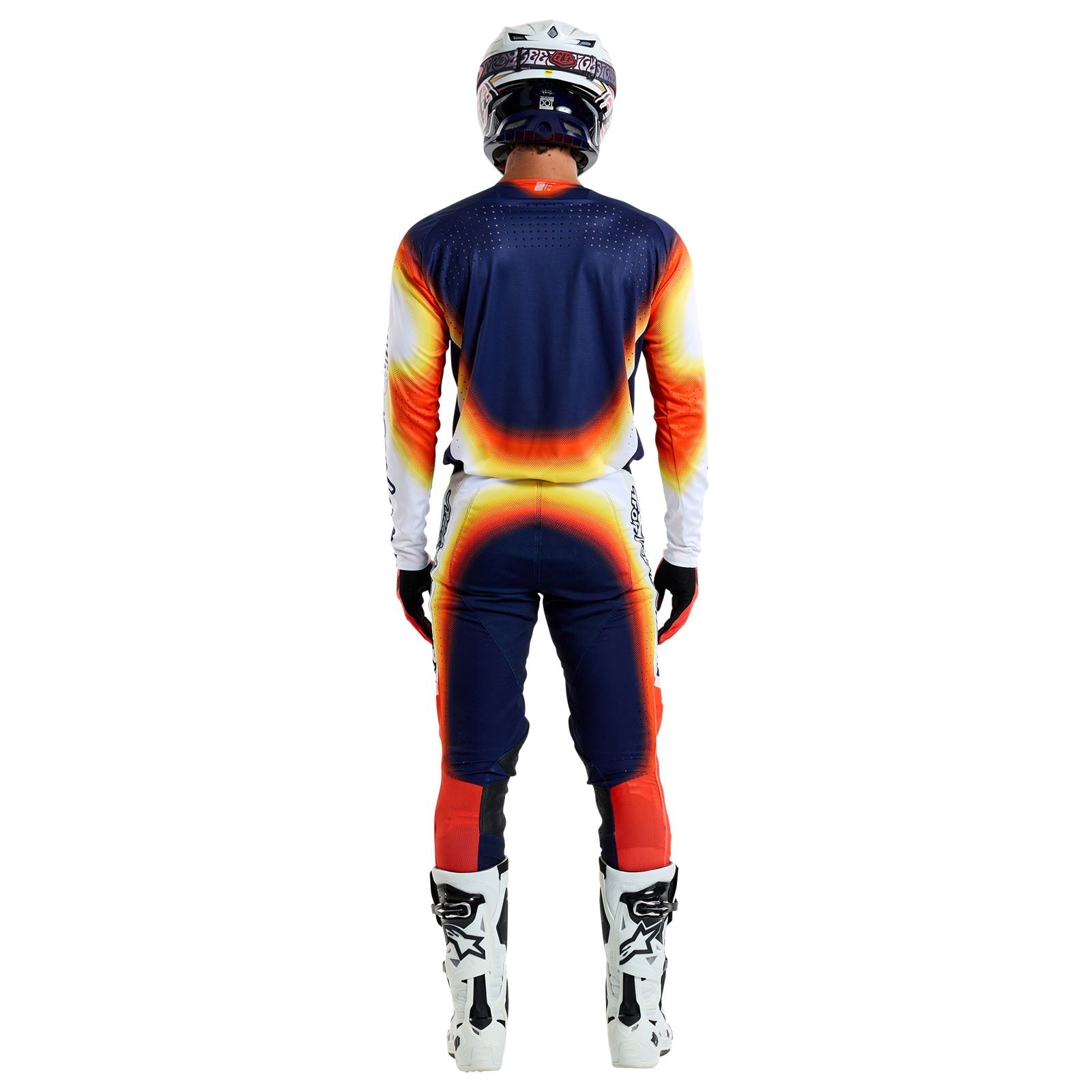 TLD SE Pro-Trikot Array, Weiß/Navy