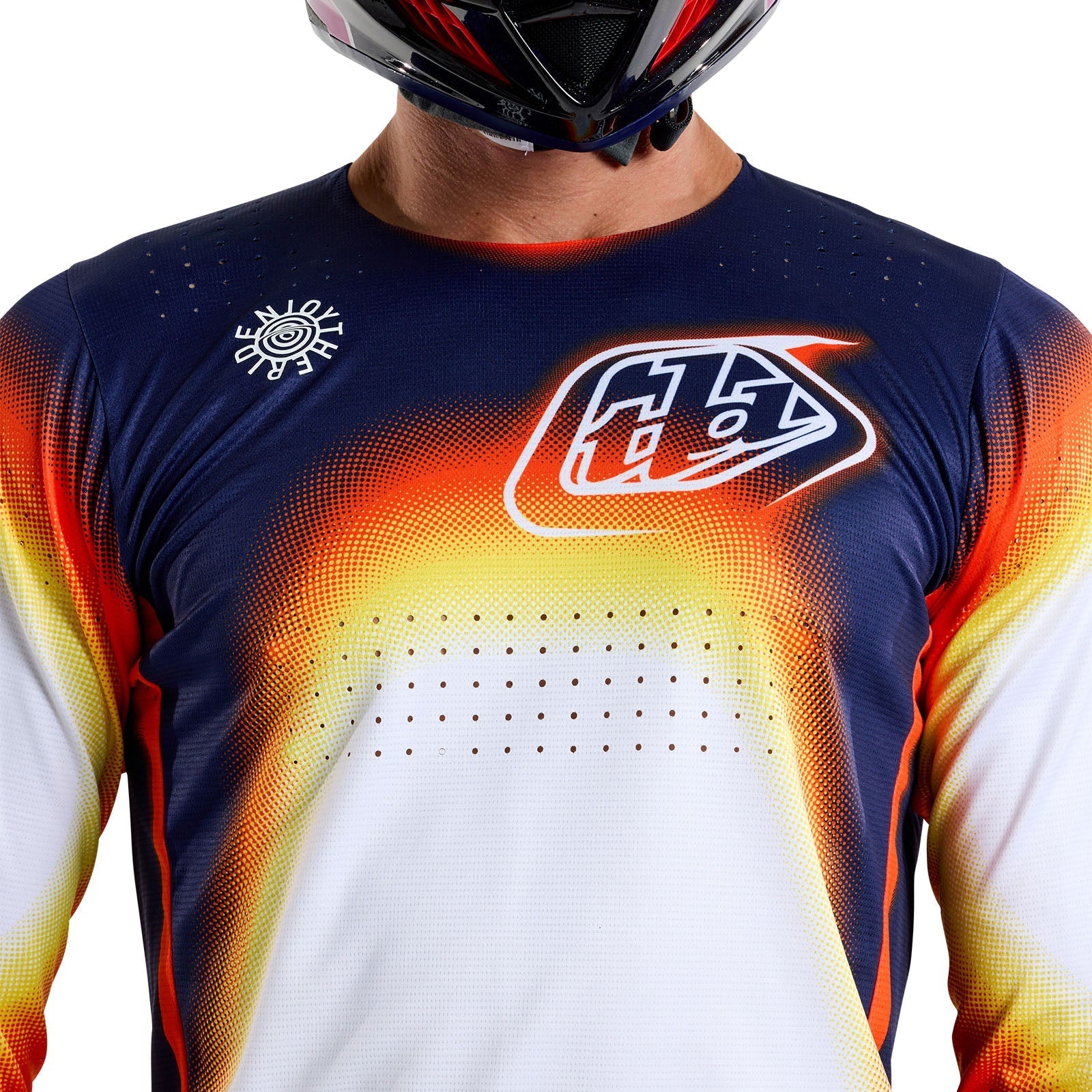 TLD SE Pro-Trikot Array, Weiß/Navy
