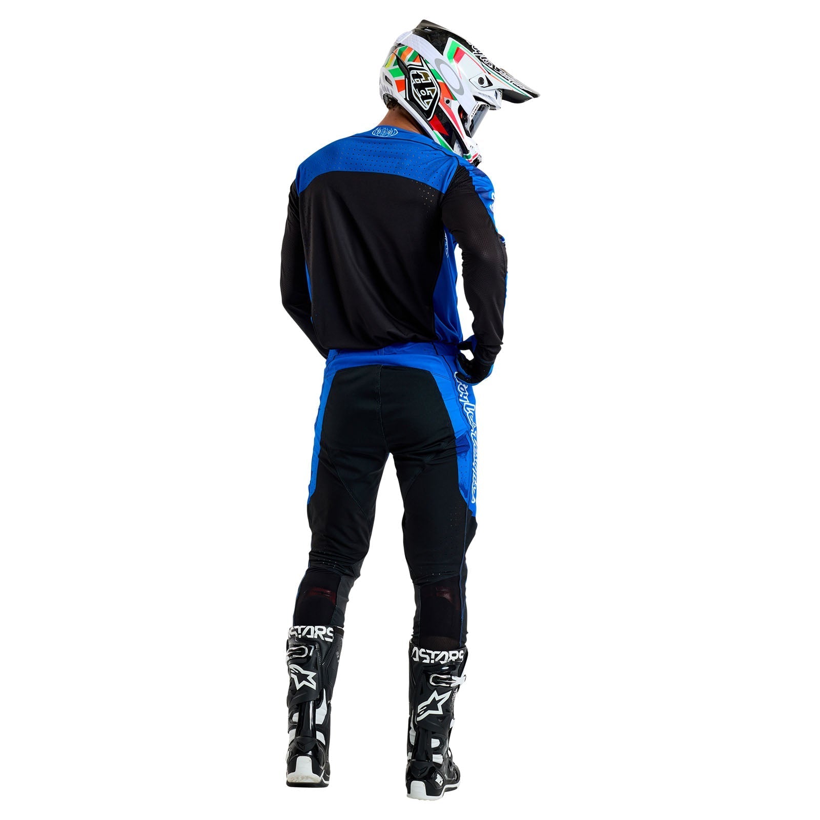TLD SE Pro-Trikot Blotted, Hellblau