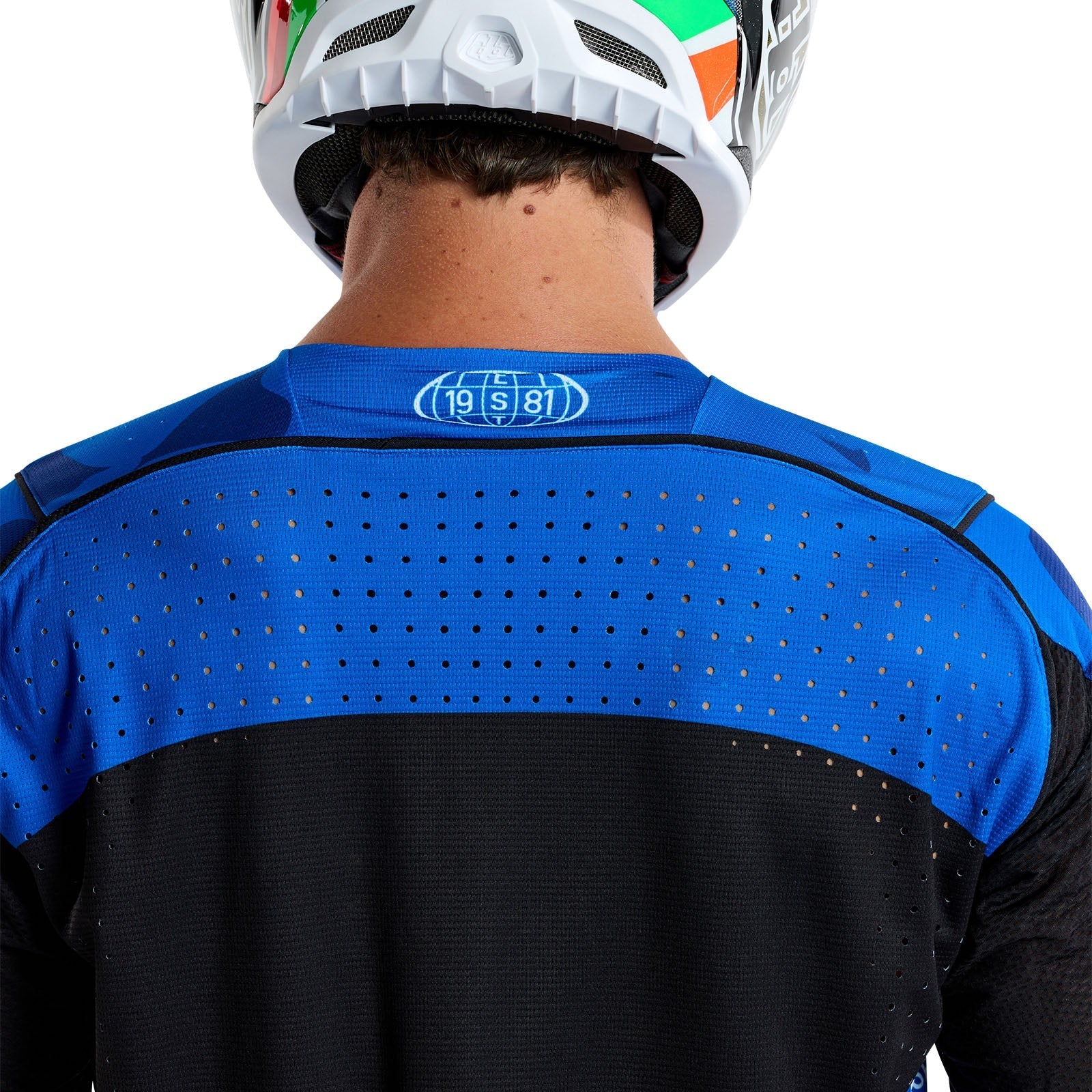 TLD SE Pro-Trikot Blotted, Hellblau