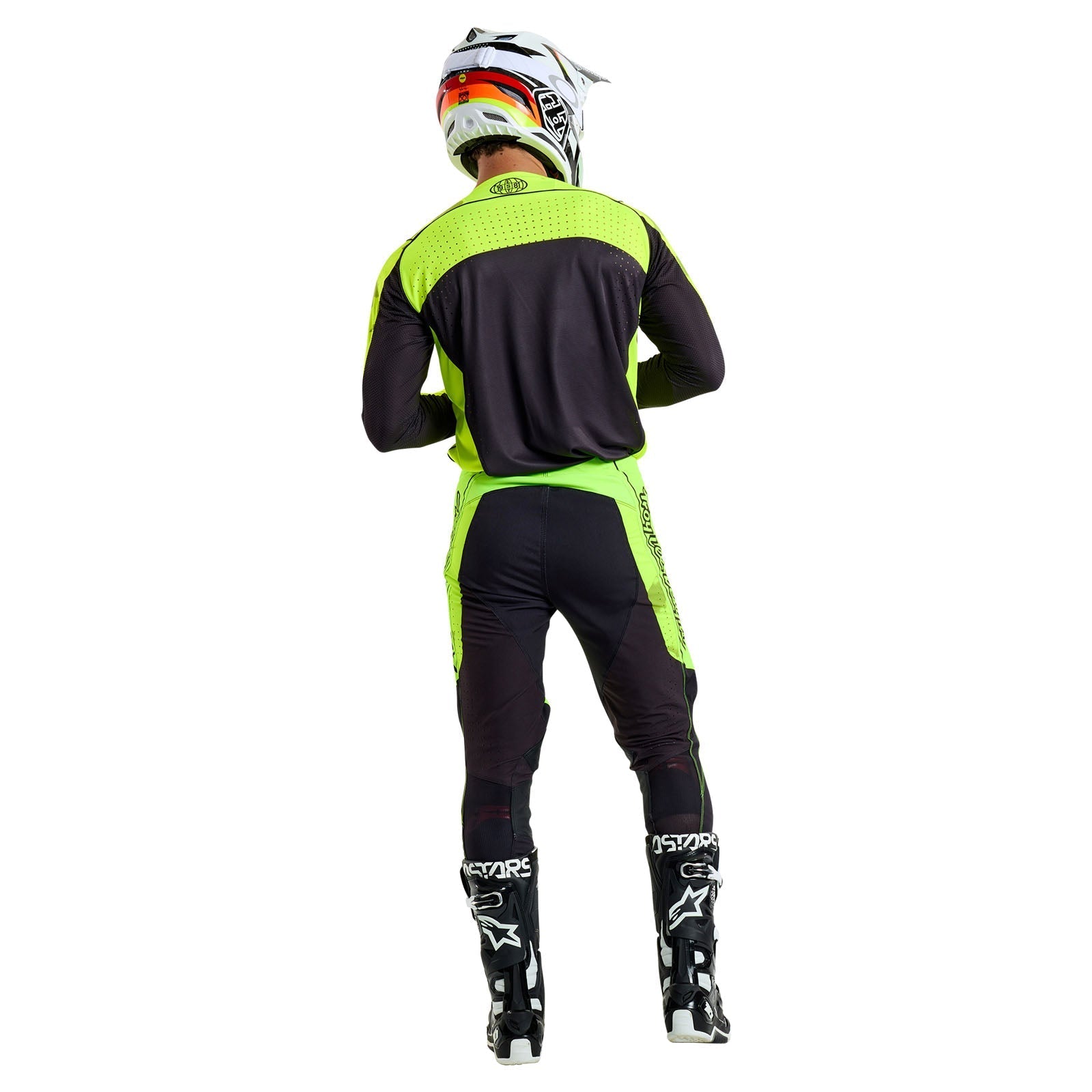 TLD SE Pro-Trikot Blotted, Flo Yellow