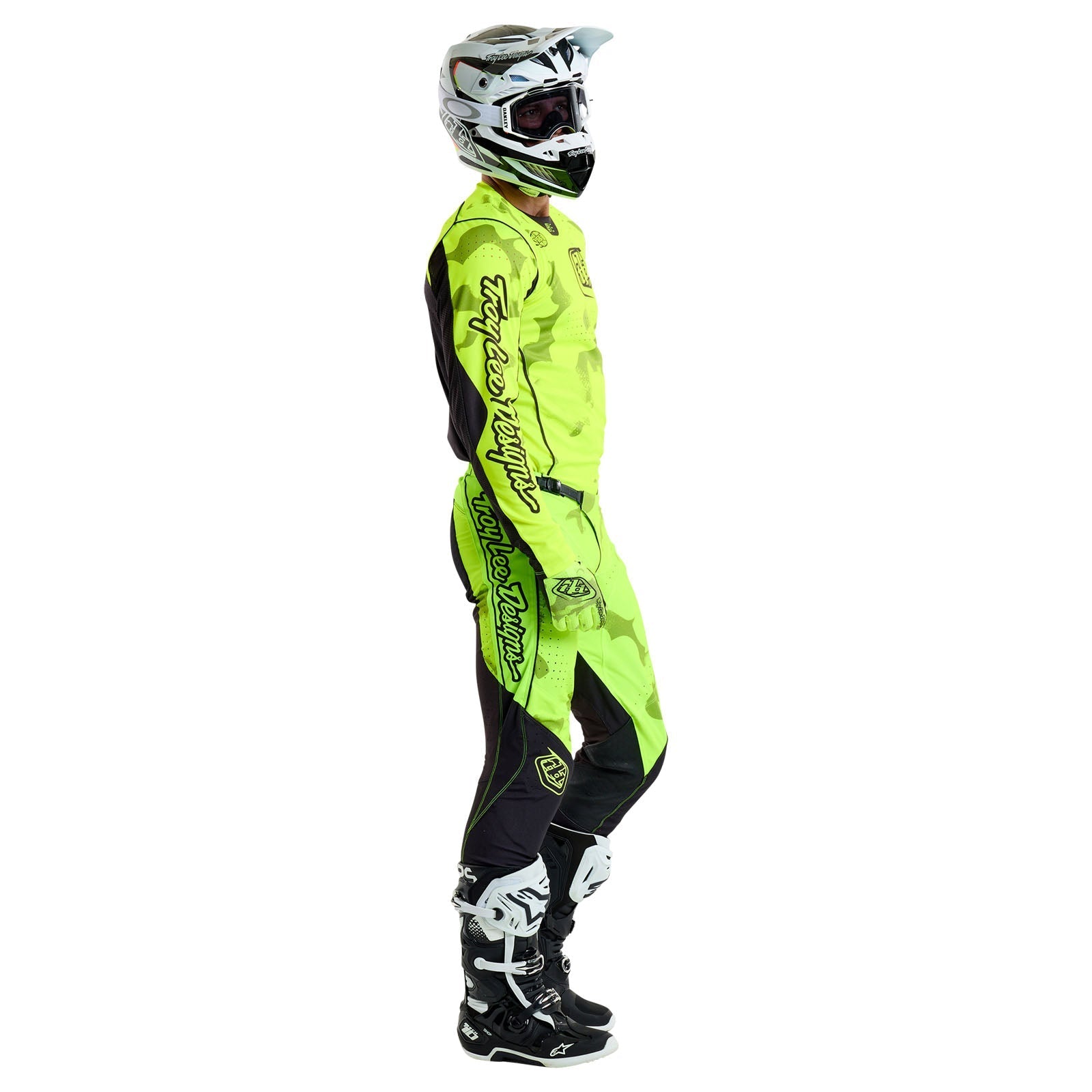 TLD SE Pro-Trikot Blotted, Flo Yellow