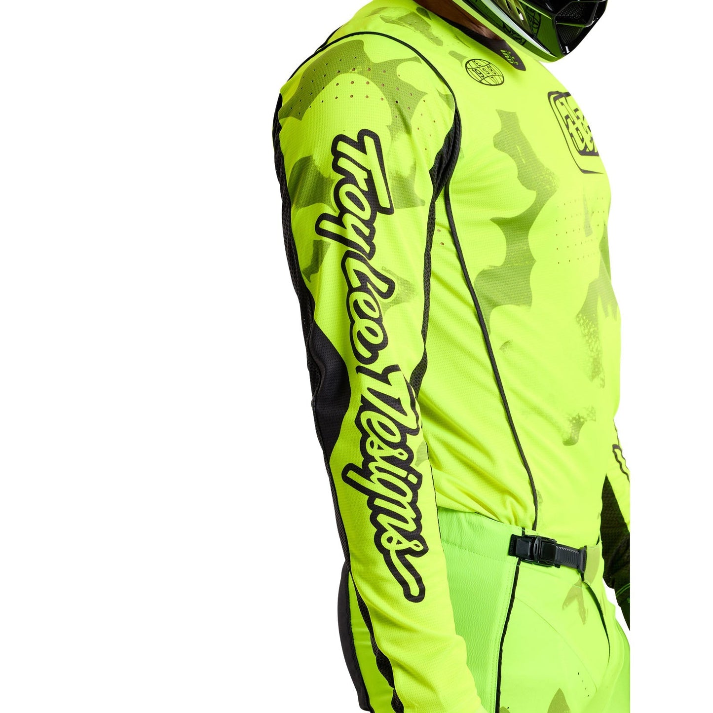 TLD SE Pro-Trikot Blotted, Flo Yellow