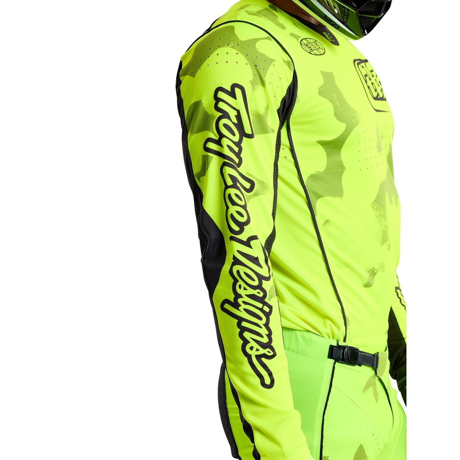 TLD SE Pro-Trikot Blotted, Flo Yellow