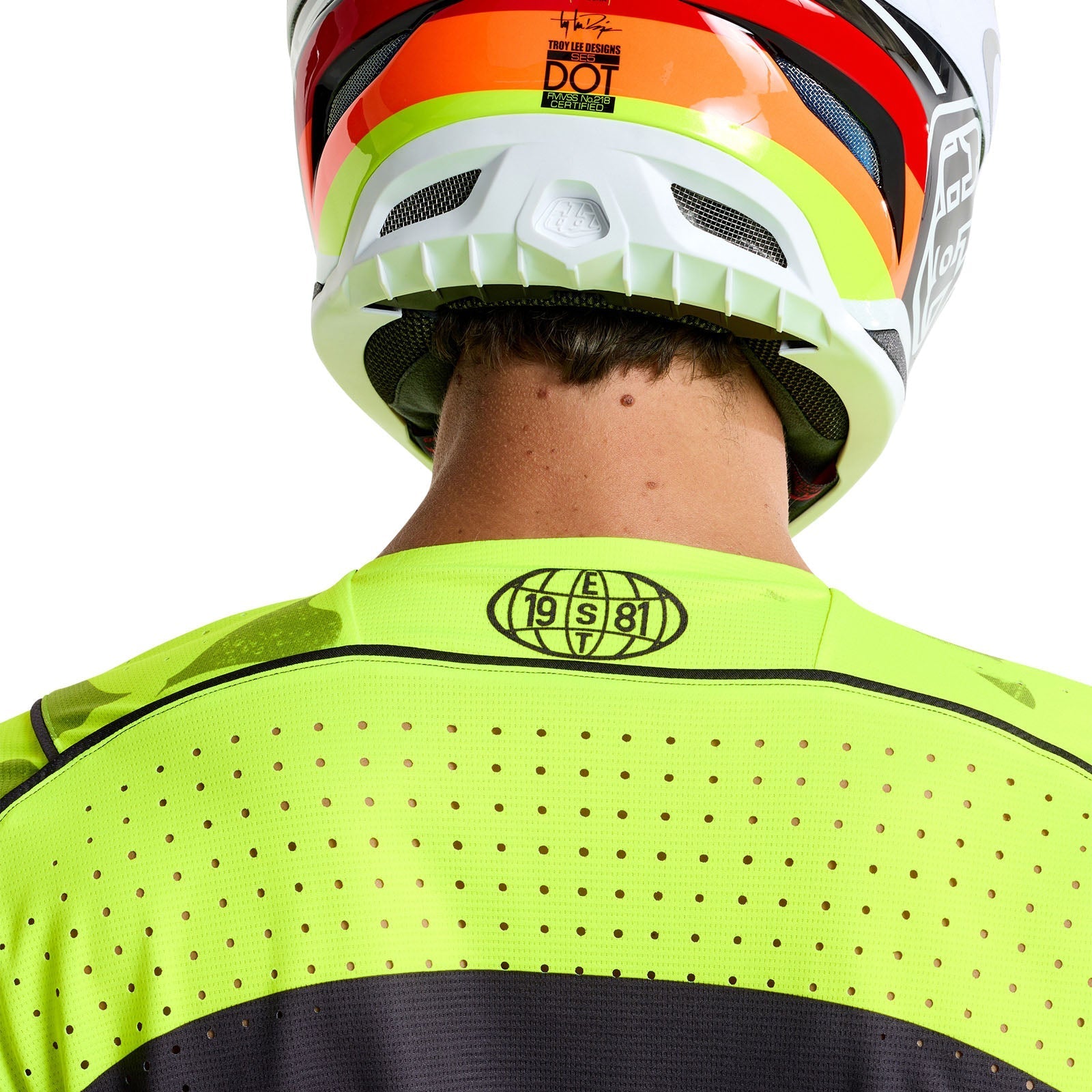 TLD SE Pro-Trikot Blotted, Flo Yellow