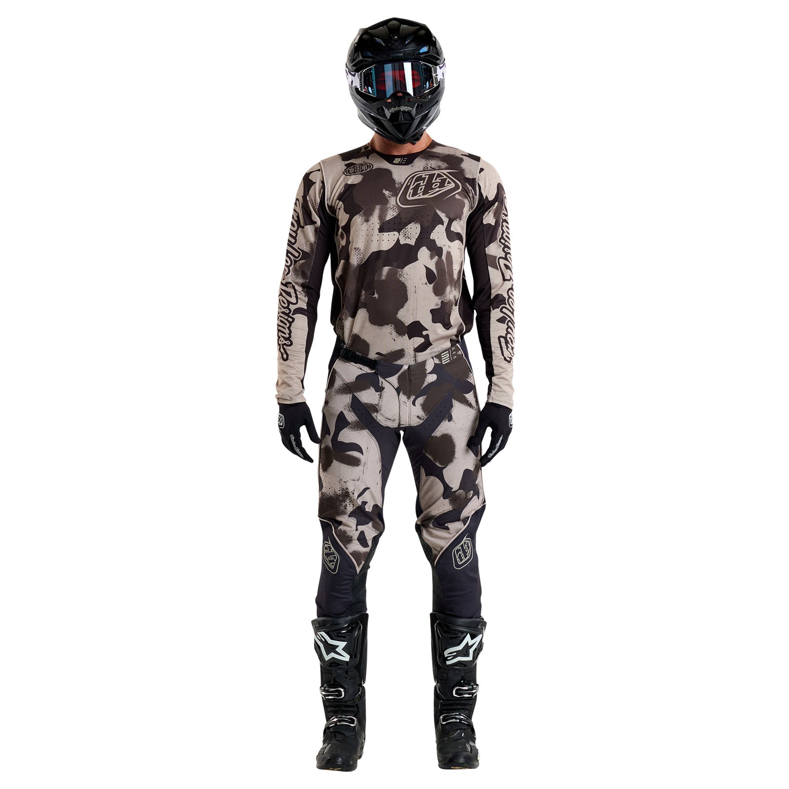 TLD SE Pro-Trikot Blotted, Phantom/Taupe