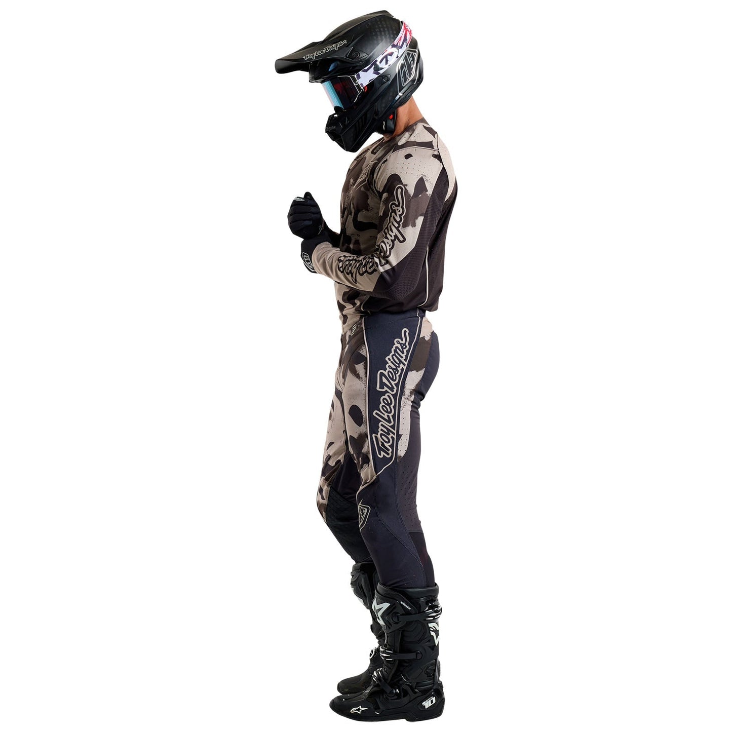 TLD SE Pro-Trikot Blotted, Phantom/Taupe