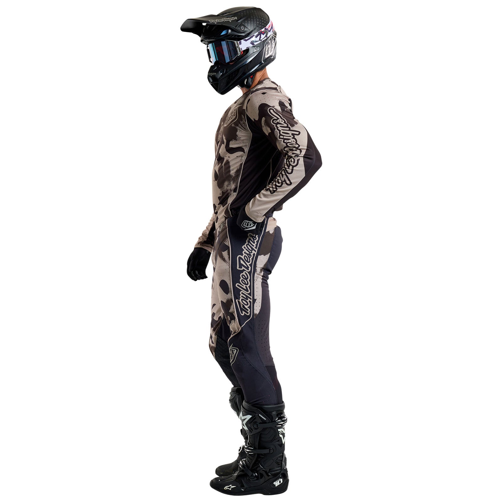 TLD SE Pro-Trikot Blotted, Phantom/Taupe