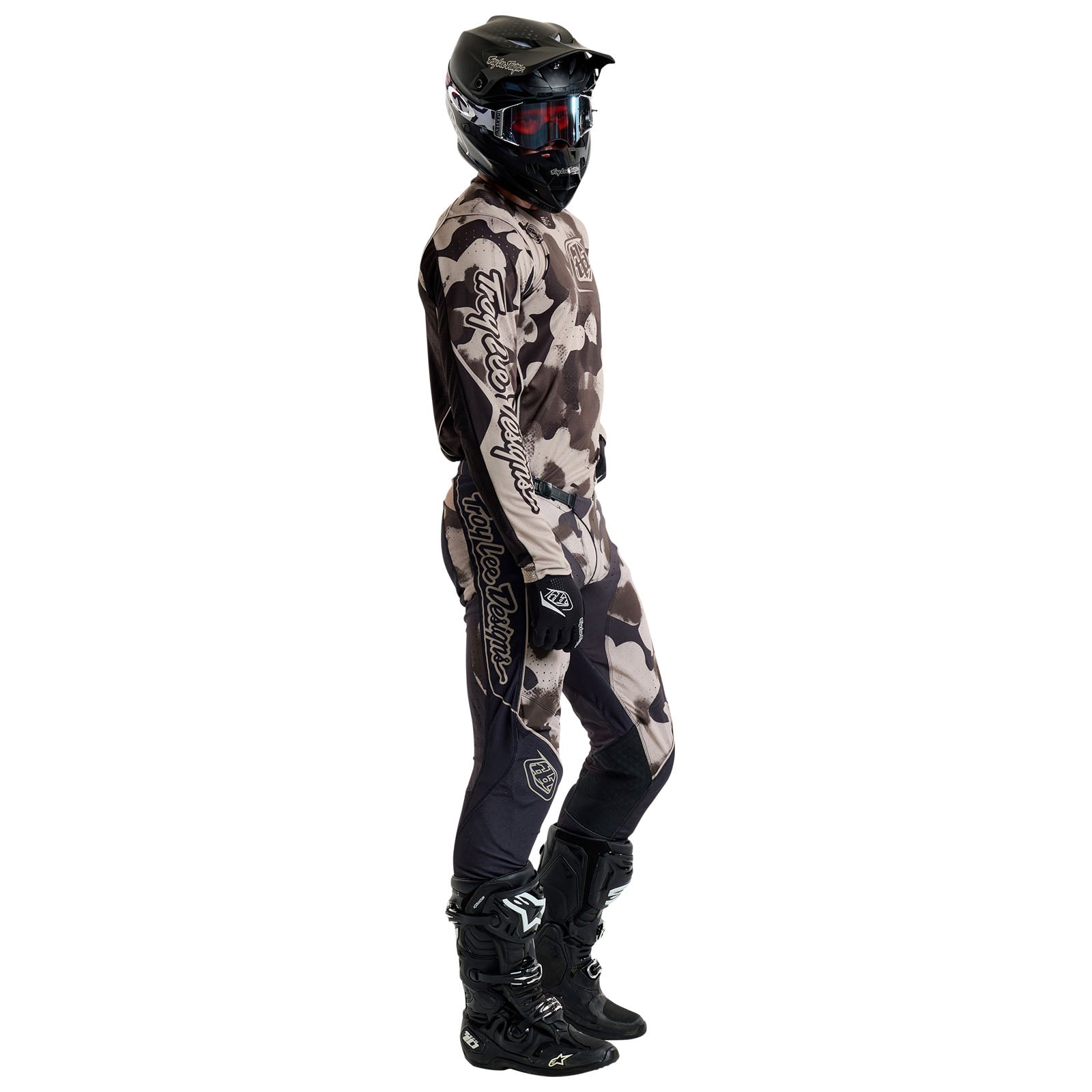 TLD SE Pro-Trikot Blotted, Phantom/Taupe