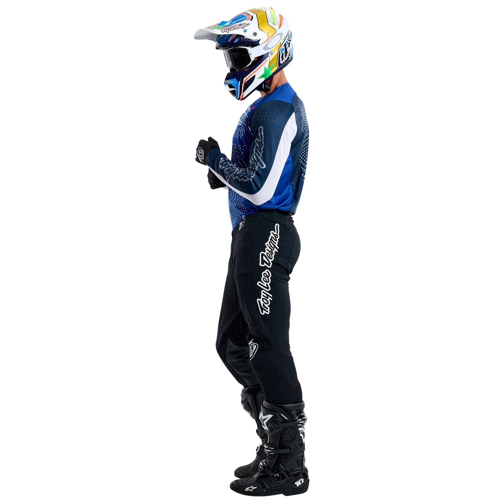 TLD SE Pro-Trikot Vectra, Blau