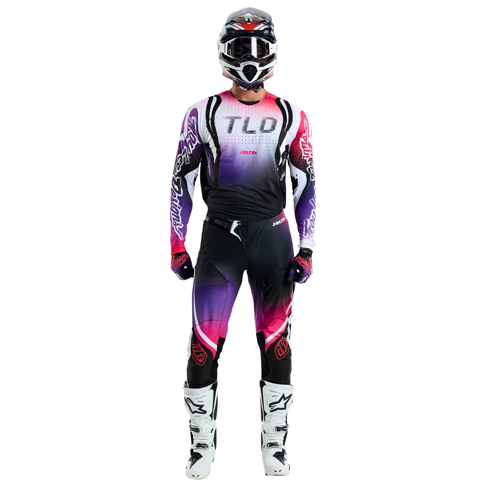 TLD SE Ultra-Trikot Drip, Schwarz/Lila