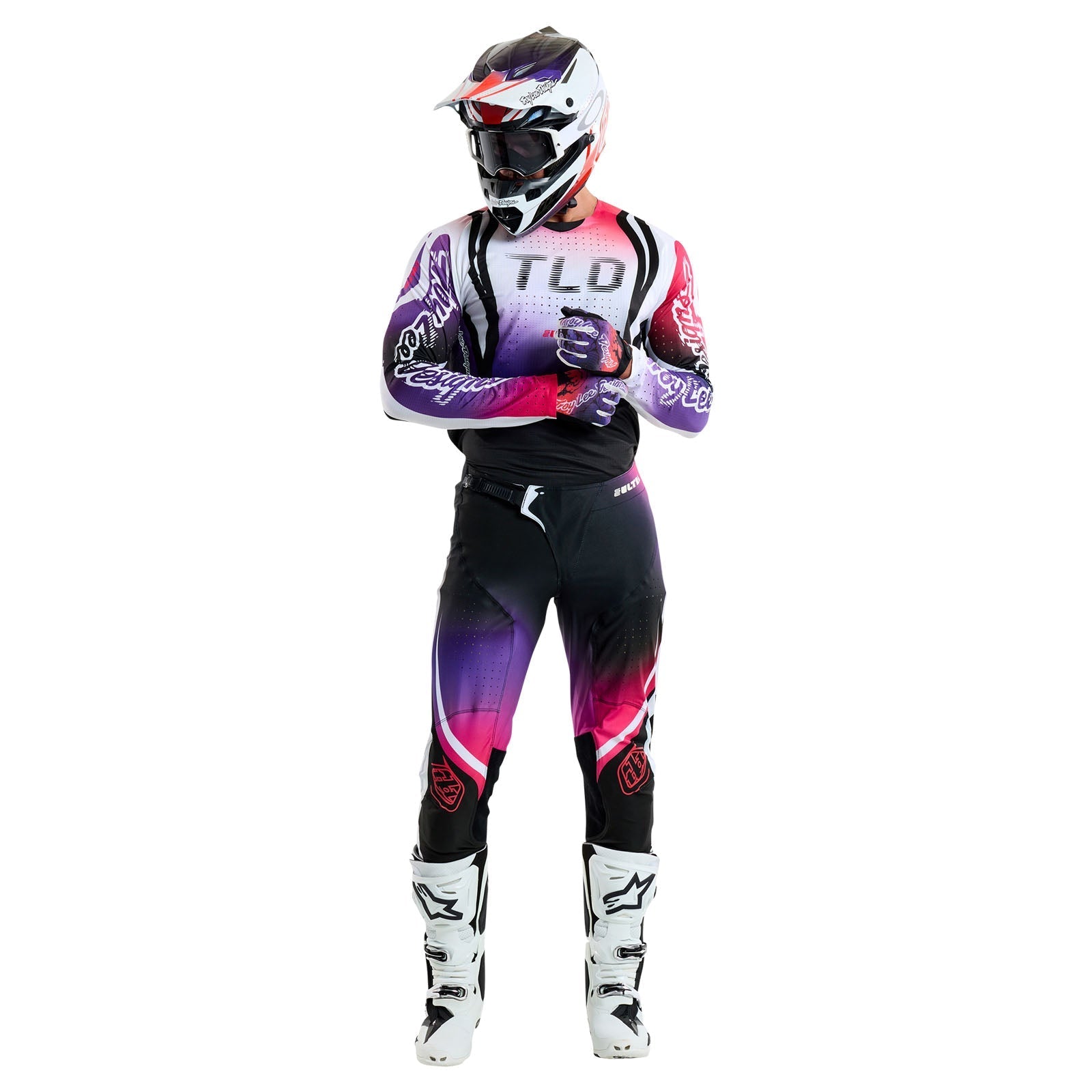 TLD SE Ultra-Trikot Drip, Schwarz/Lila