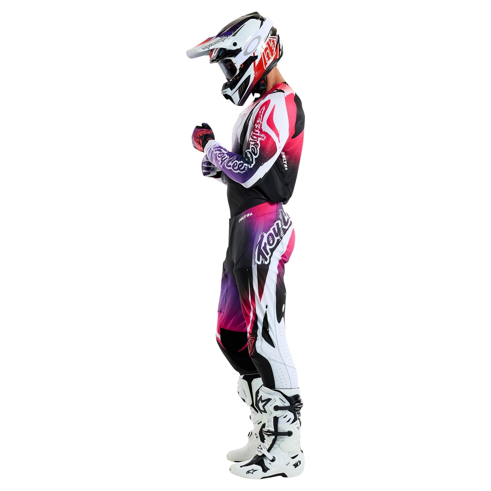 TLD SE Ultra-Trikot Drip, Schwarz/Lila
