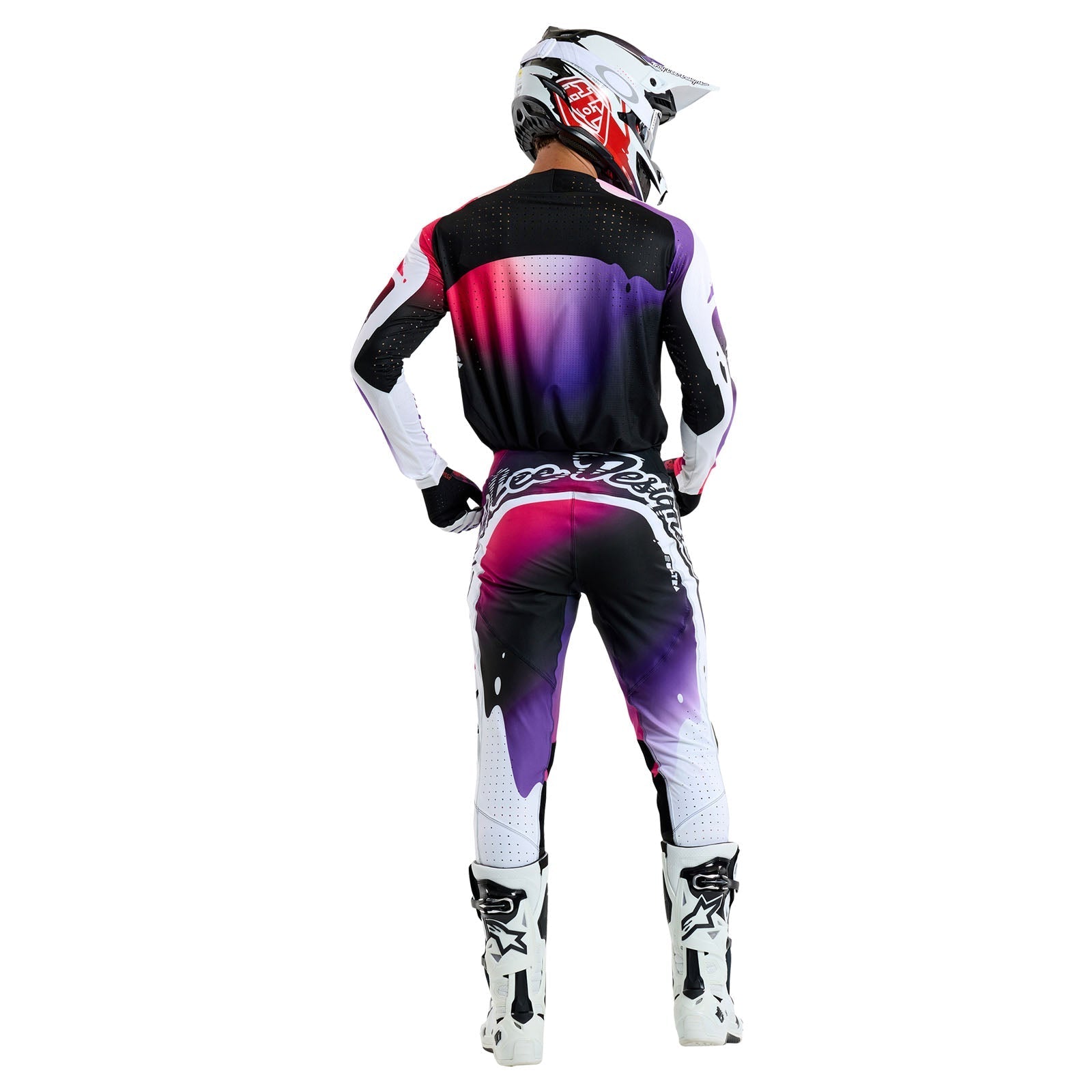 TLD SE Ultra-Trikot Drip, Schwarz/Lila