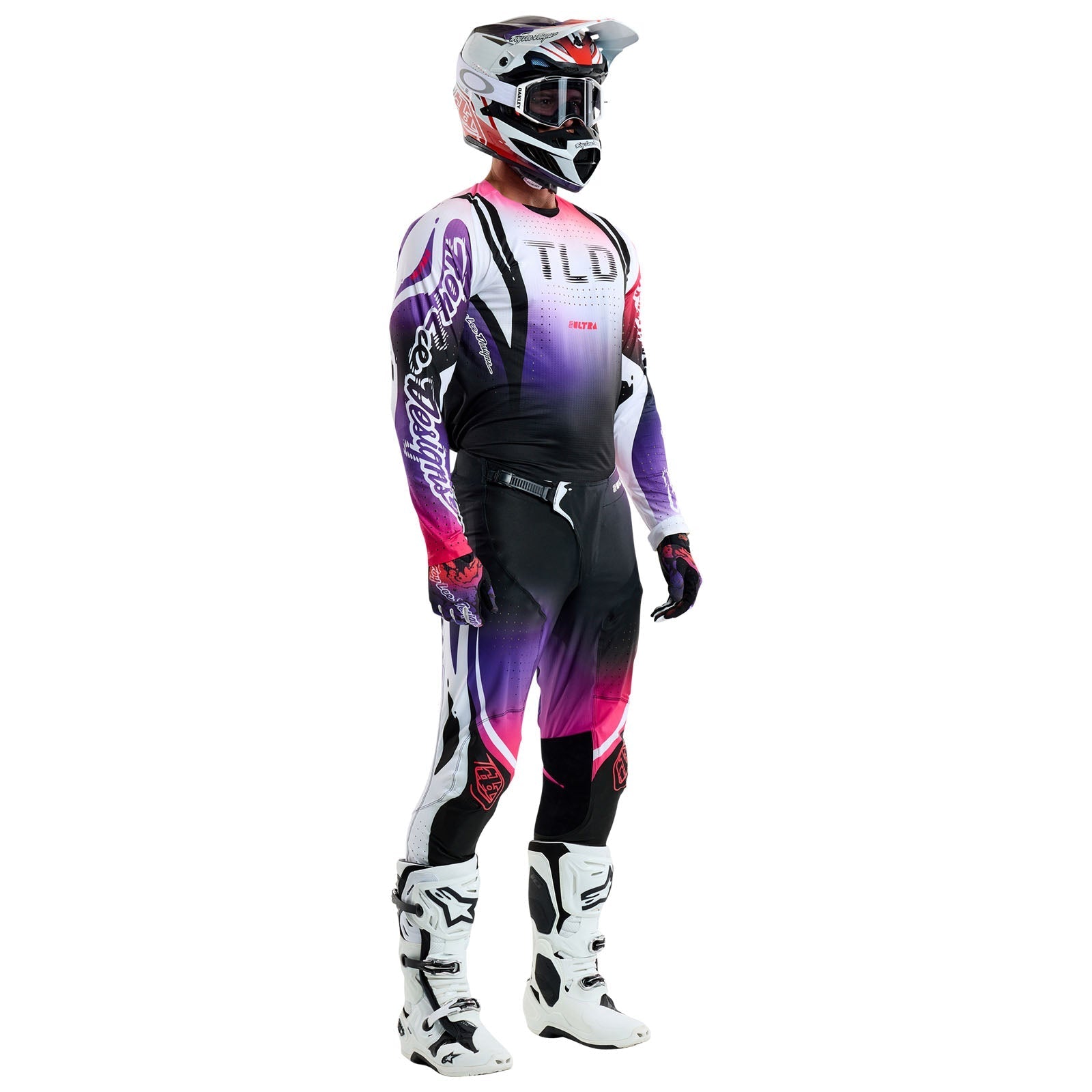 TLD SE Ultra-Trikot Drip, Schwarz/Lila