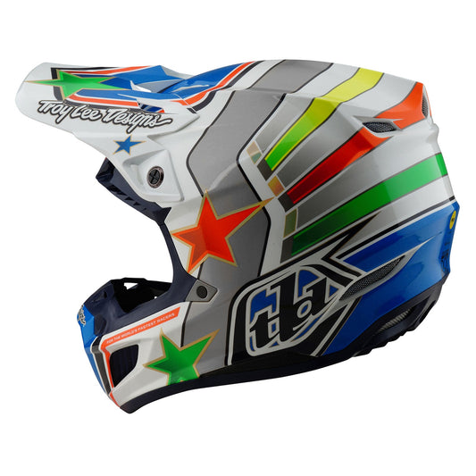 TLD SE5 Composite-Helm mit MIPS Rays, weiß/blau
