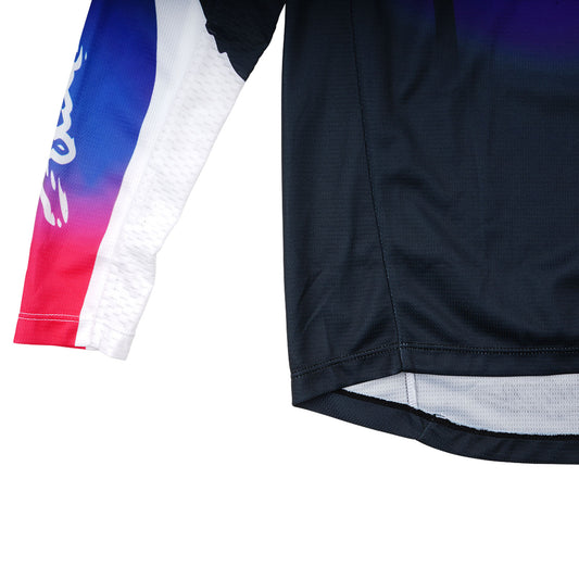 TLD GP Pro-Trikot Drip für Kinder, Schwarz/Lila