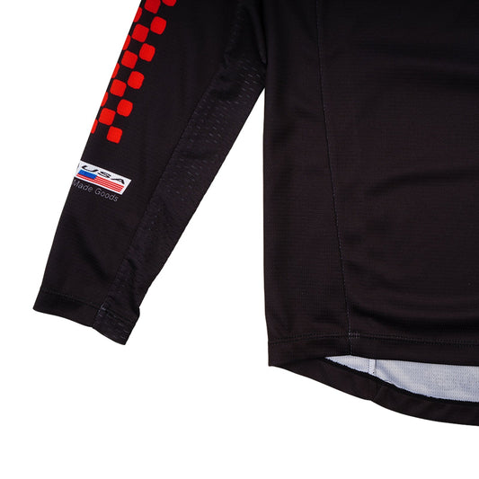 TLD GP Pro-Trikot Factory für Kinder, Schwarz