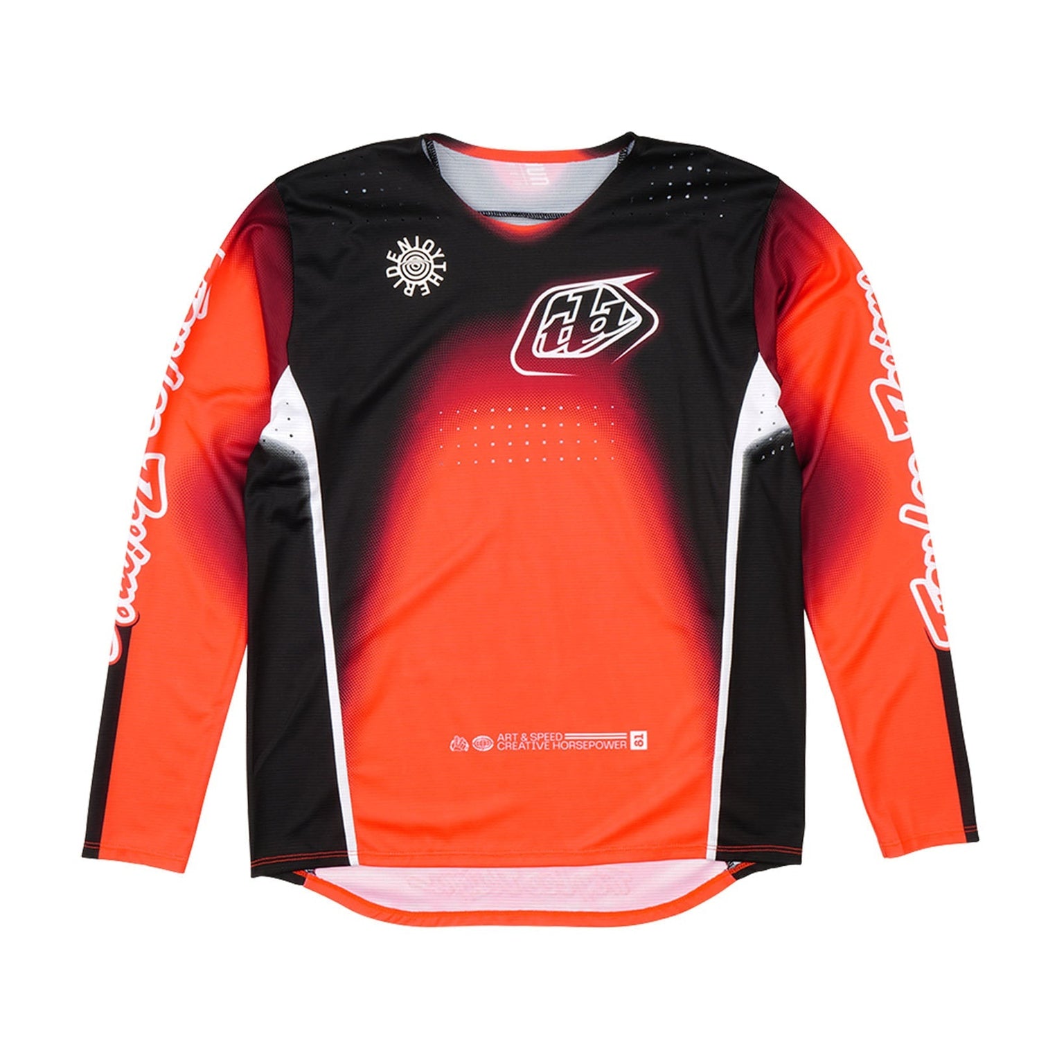 TLD SE Pro-Trikot für Kinder Array, Infra Red/Schwarz