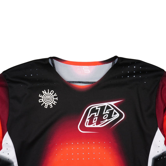 TLD SE Pro-Trikot für Kinder Array, Infra Red/Schwarz