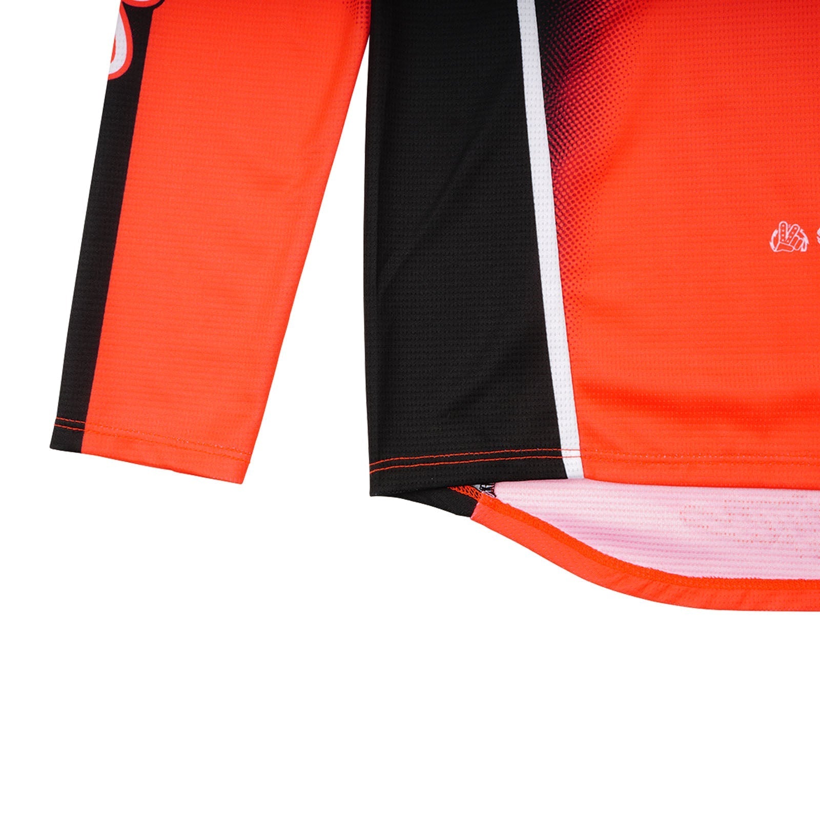 TLD SE Pro-Trikot für Kinder Array, Infra Red/Schwarz