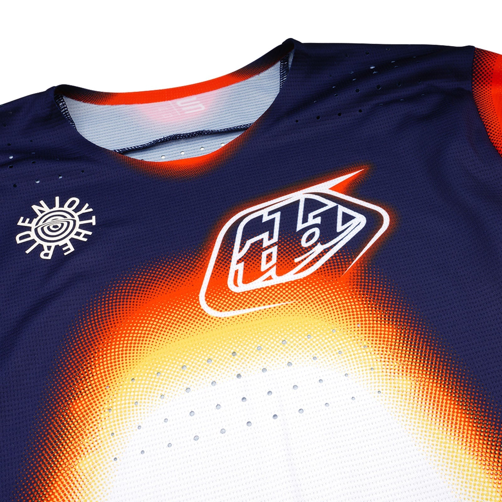 TLD SE Pro-Trikot Array für Kinder, Weiß/Navy
