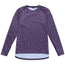 TLD Lilium Langarm-Trikot für Damen Twisted Checkers, Tief Violett