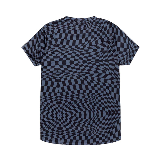 TLD Lilium Kurzarm-Trikot für Damen Twisted Checkers, Schwarz