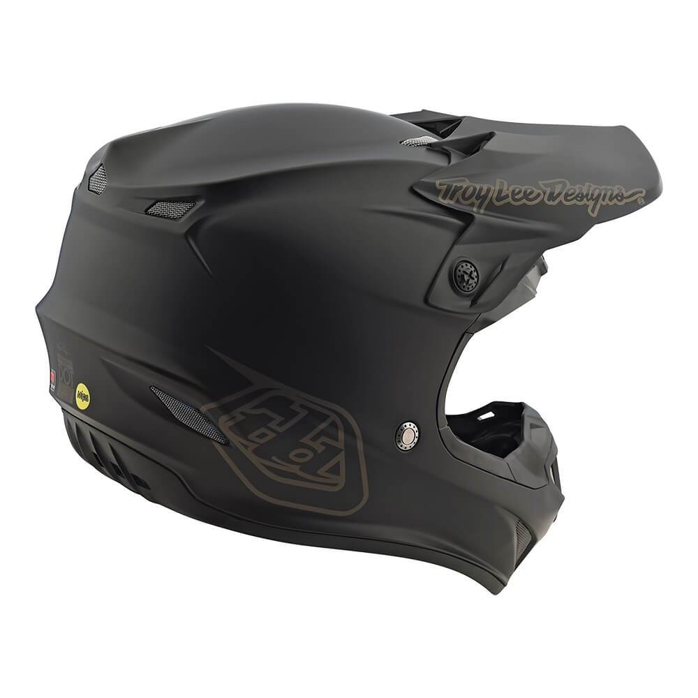 Troy Lee Designs Se4 Polyacrylit-Helm Mono Schwarz